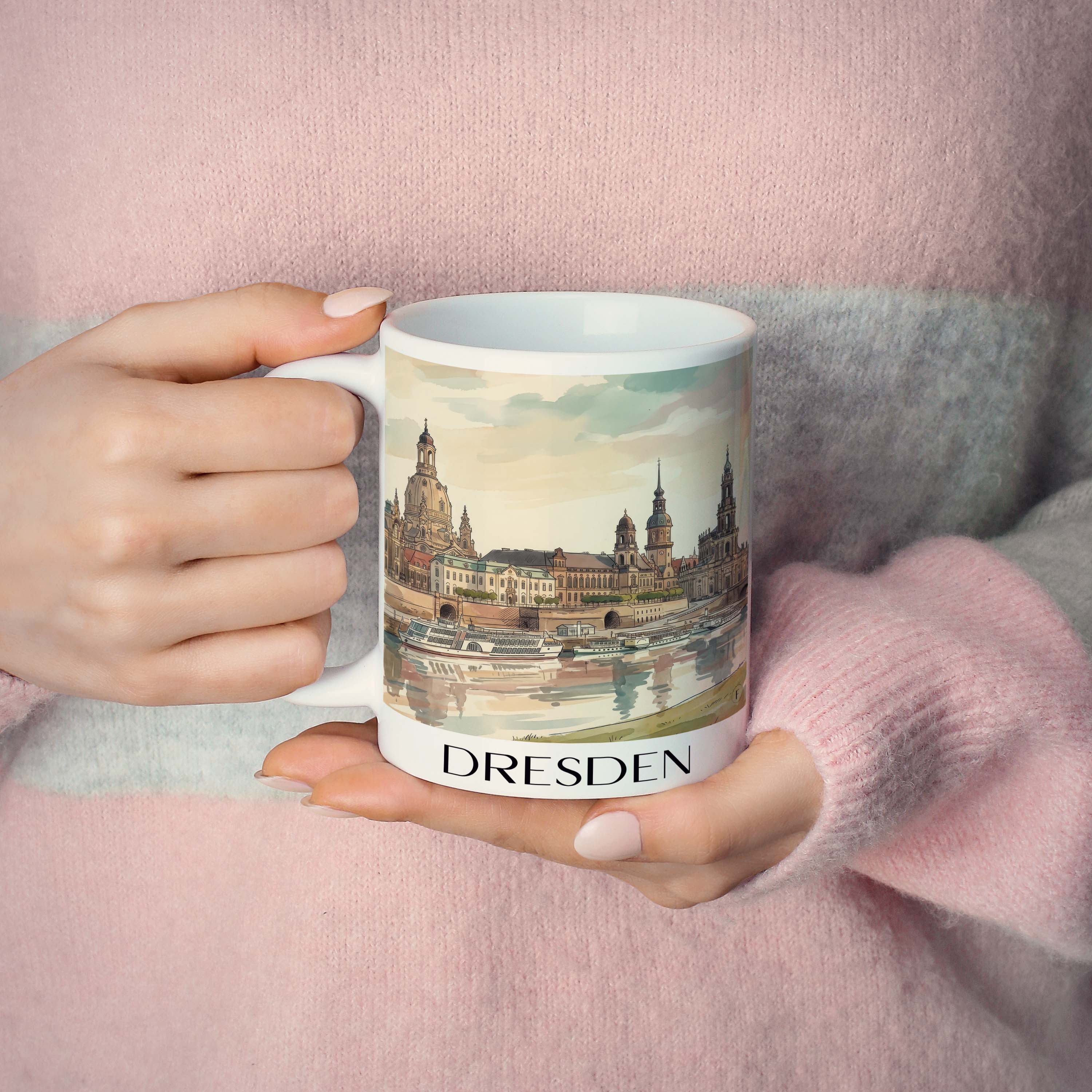 dresden-deutschland-kaffeebecher-aquarell