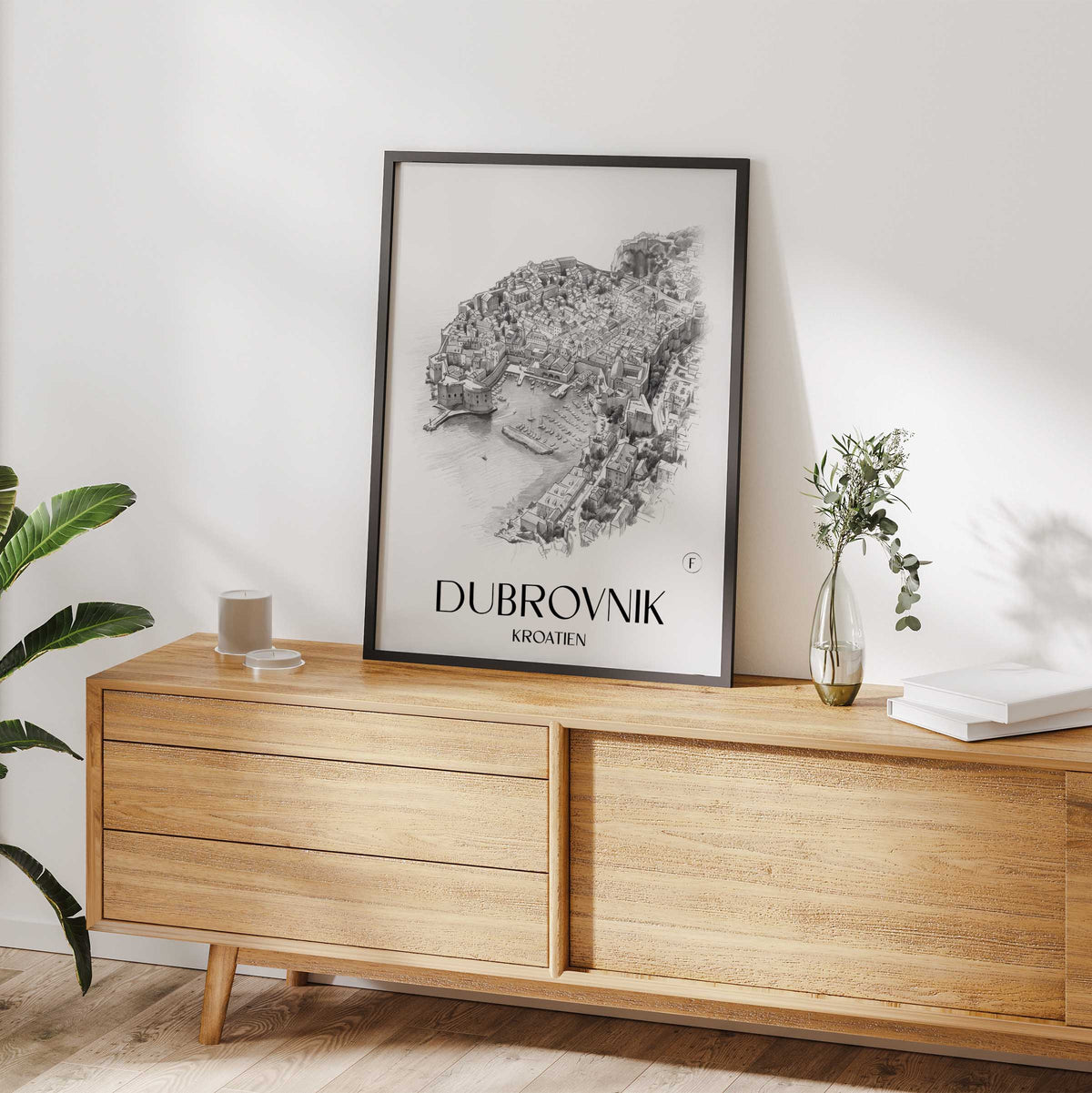 dubrovnik-kroatien-poster-bleistift-zeichnung-drawing