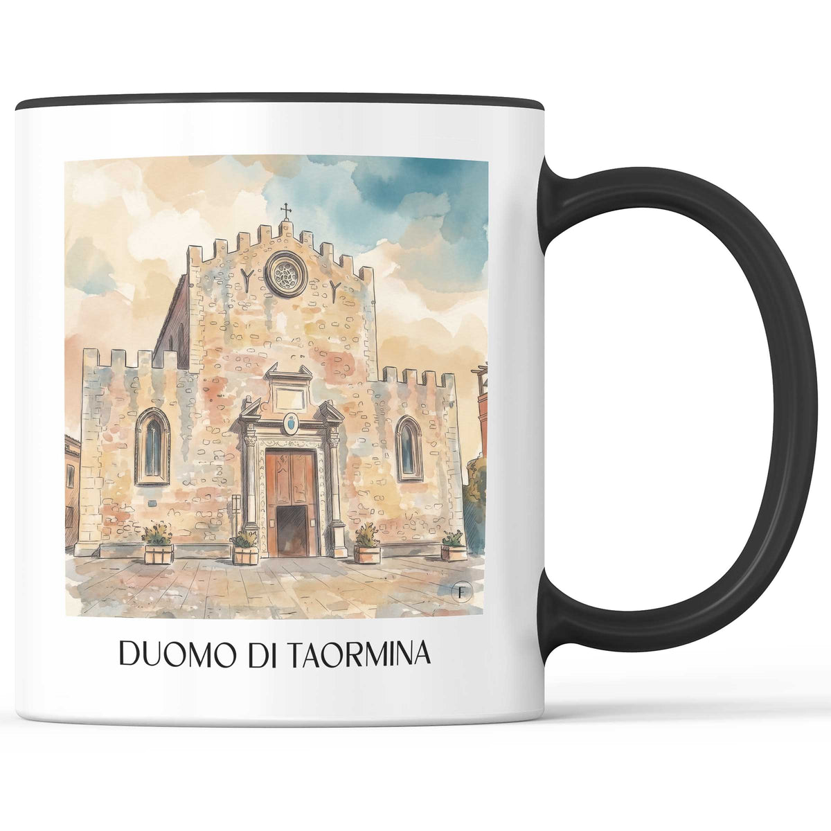 duomo-di-taormina-sizilien-italien-kaffeebecher-aquarell
