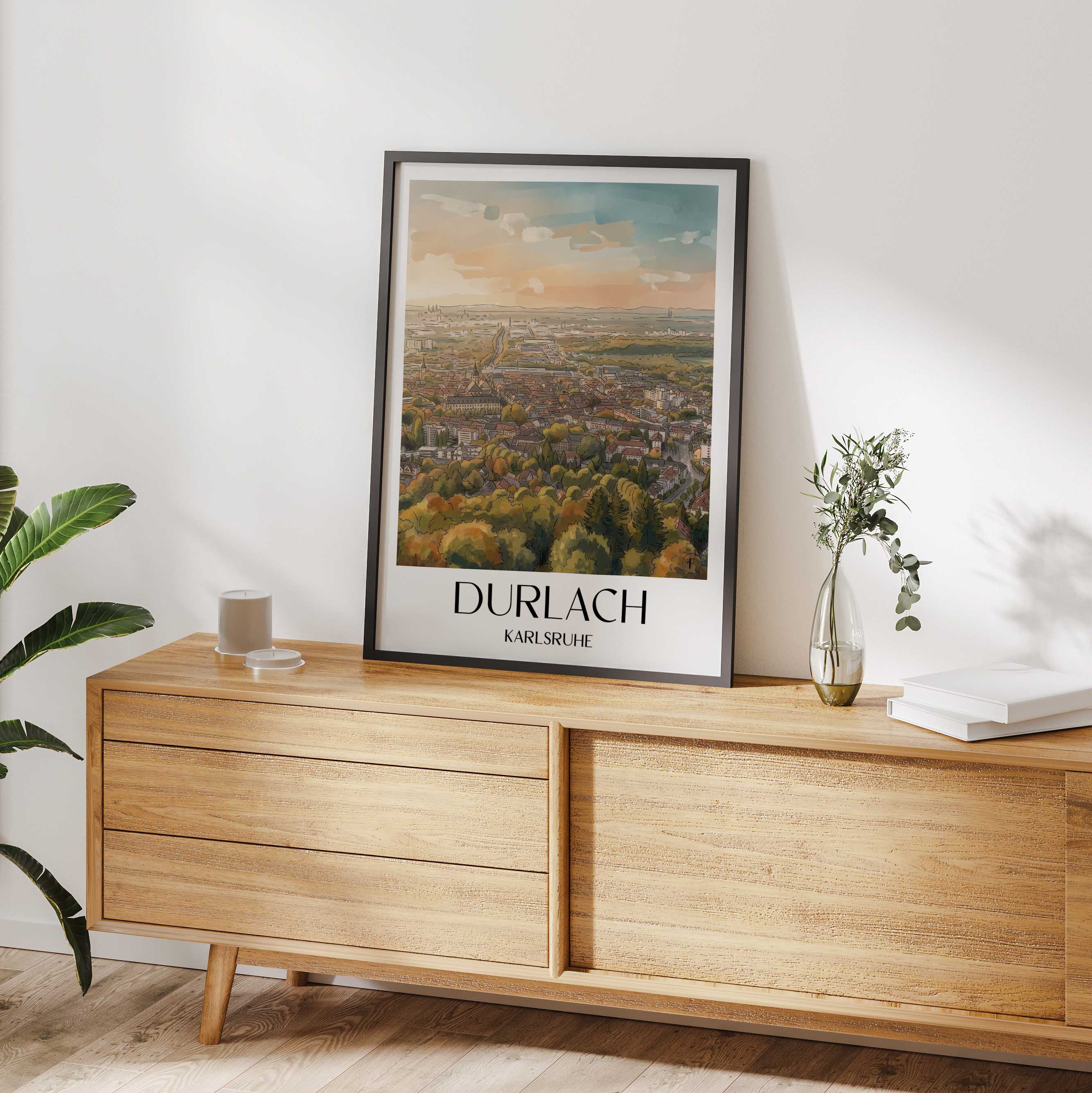 durlach--karlsruhe-deutschland-poster-aquarell