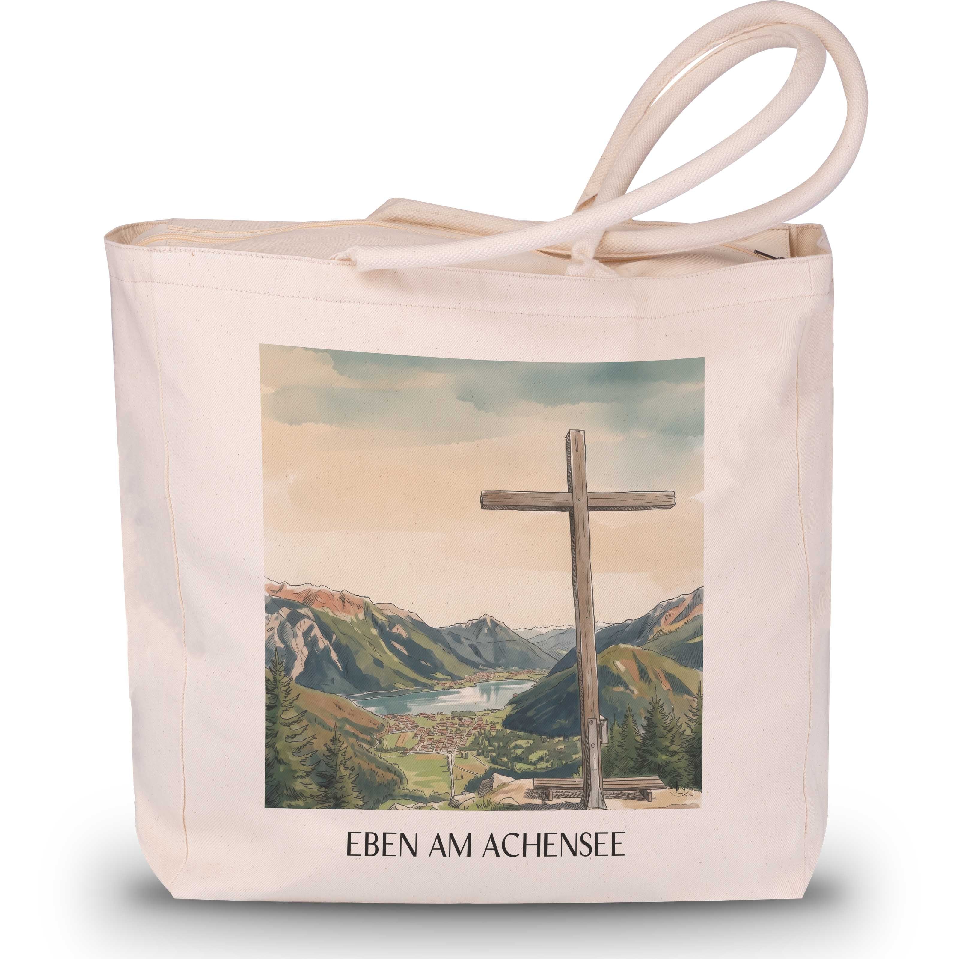 eben-am-achensee-tirol-österreich-einkaufstasche-aquarell