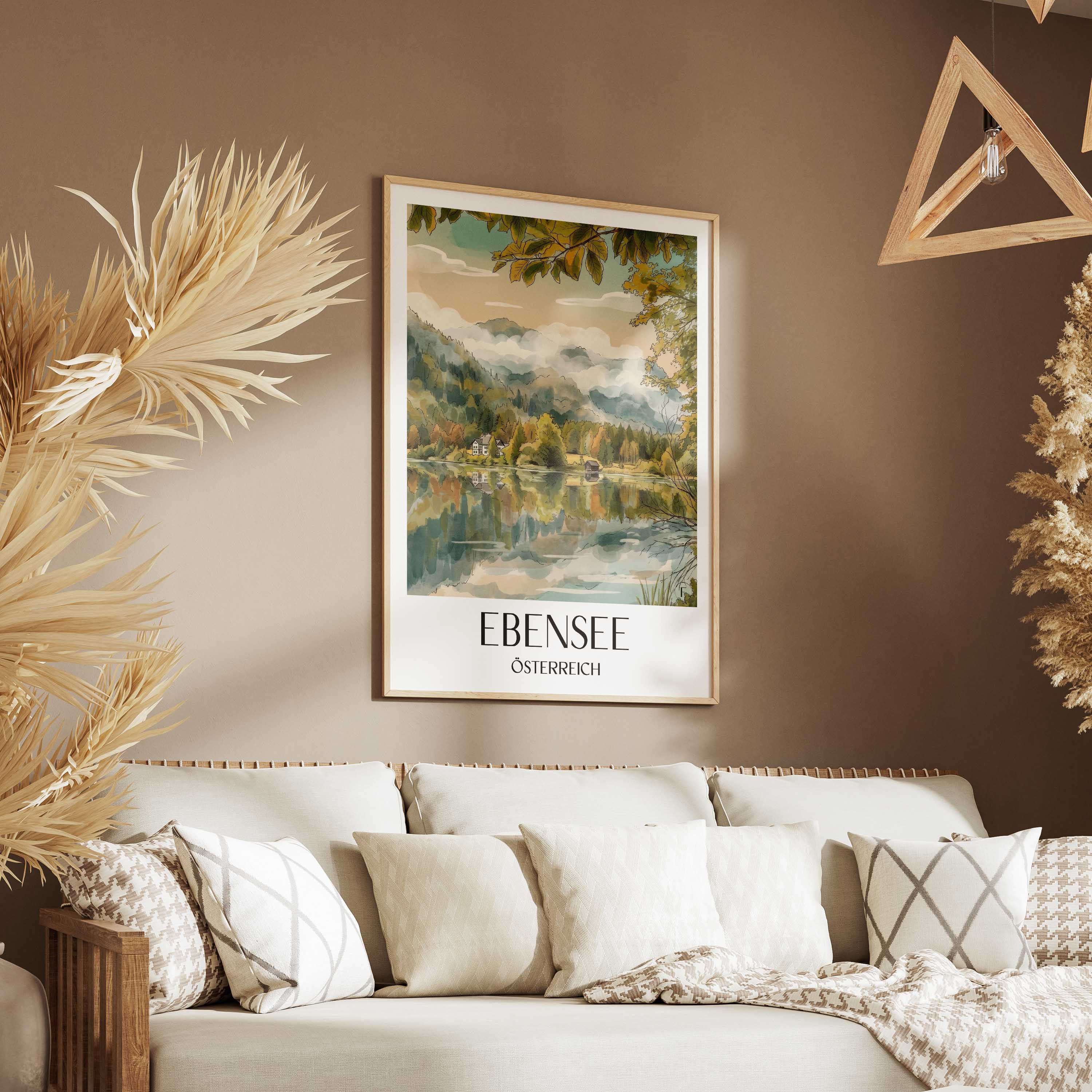 ebensee-österreich-österreich-poster-aquarell
