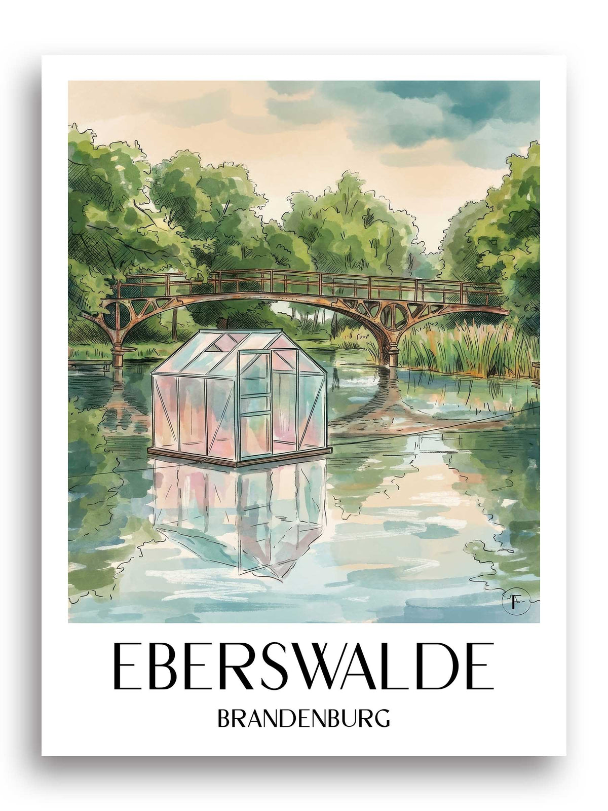 eberswalde-brandenburg-deutschland-poster-aquarell
