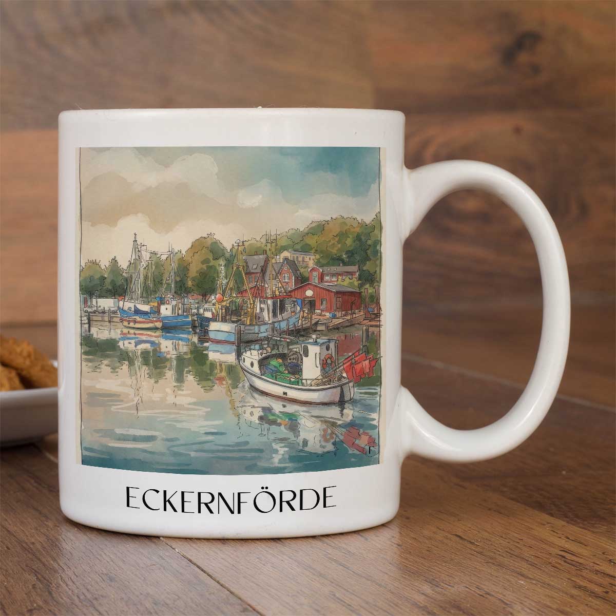 eckernförde-schleswig-holstein-deutschland-kaffeebecher-aquarell