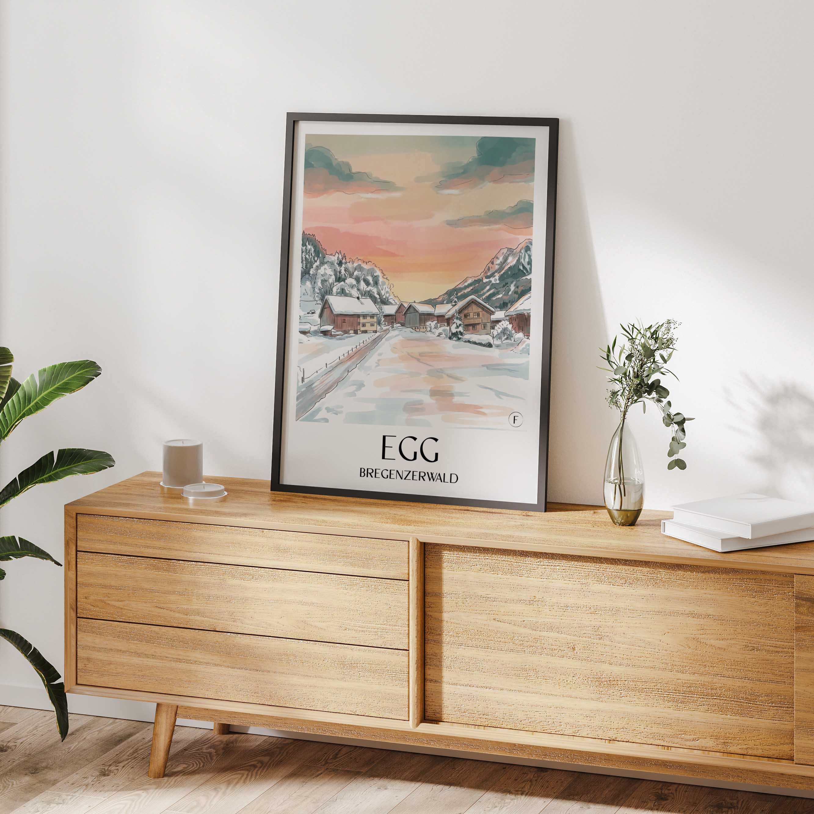 egg-bregenzerwald-österreich-poster-aquarell