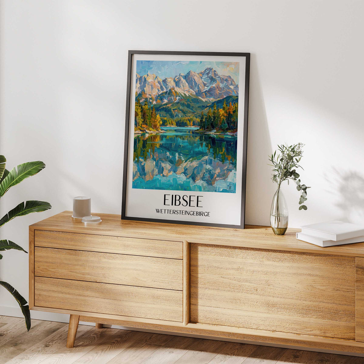 eibsee-wettersteingebirge-deutschland-poster-oil-painting-oelgemaelde