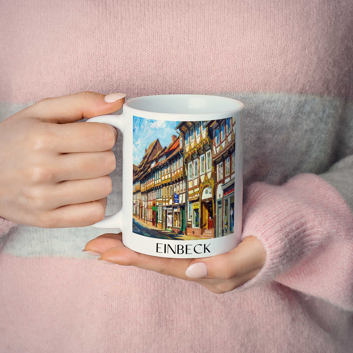 einbeck-leinebergland-deutschland-kaffeebecher-oil-painting-oelgemaelde