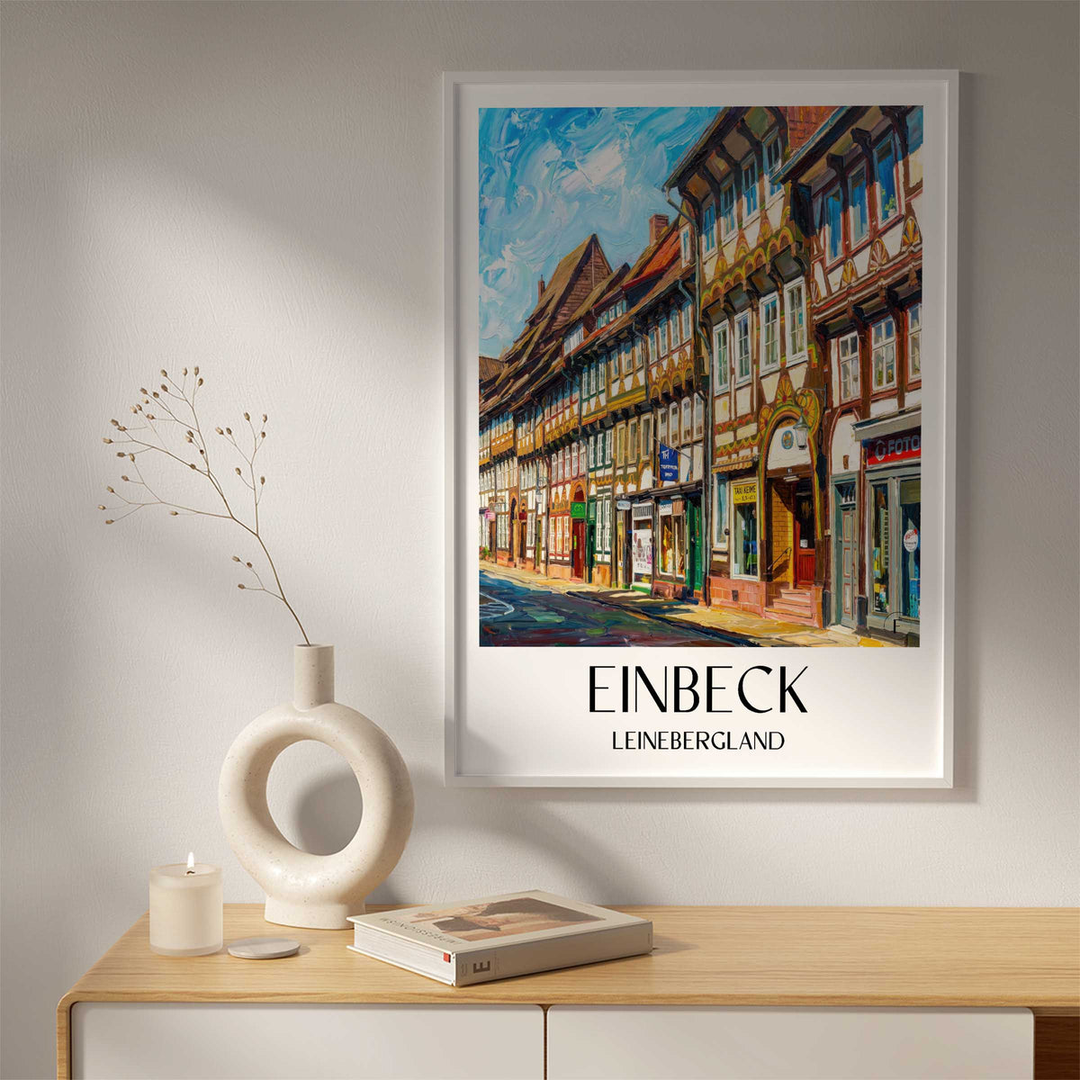 einbeck-leinebergland-deutschland-poster-oil-painting-oelgemaelde