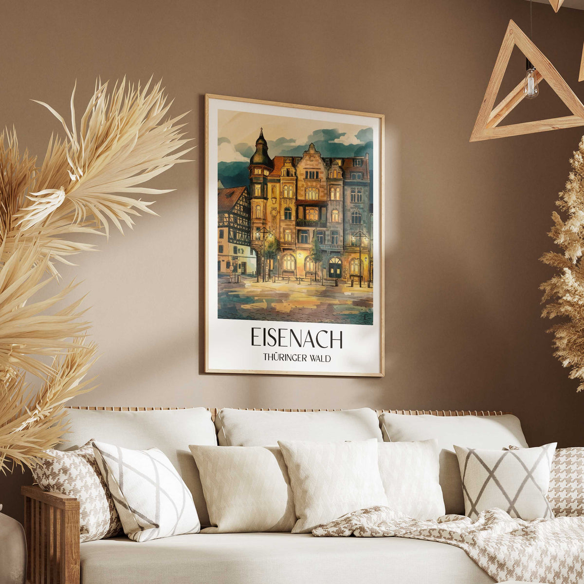 eisenach-thüringer-wald-deutschland-poster-aquarell