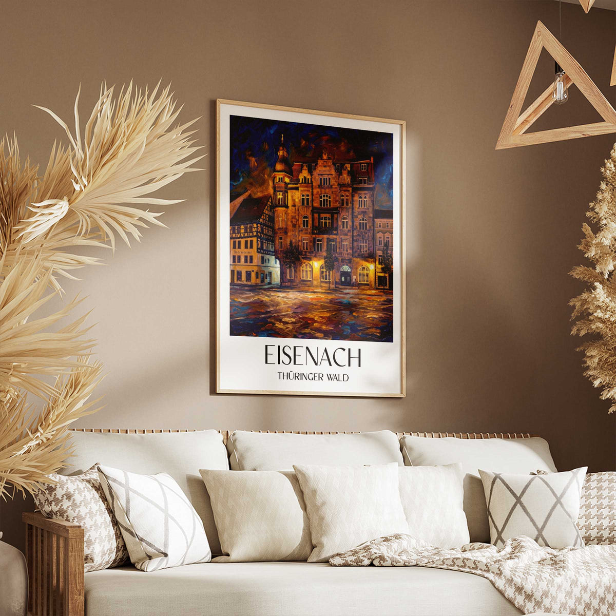 eisenach-thüringer-wald-deutschland-poster-oil-painting-oelgemaelde