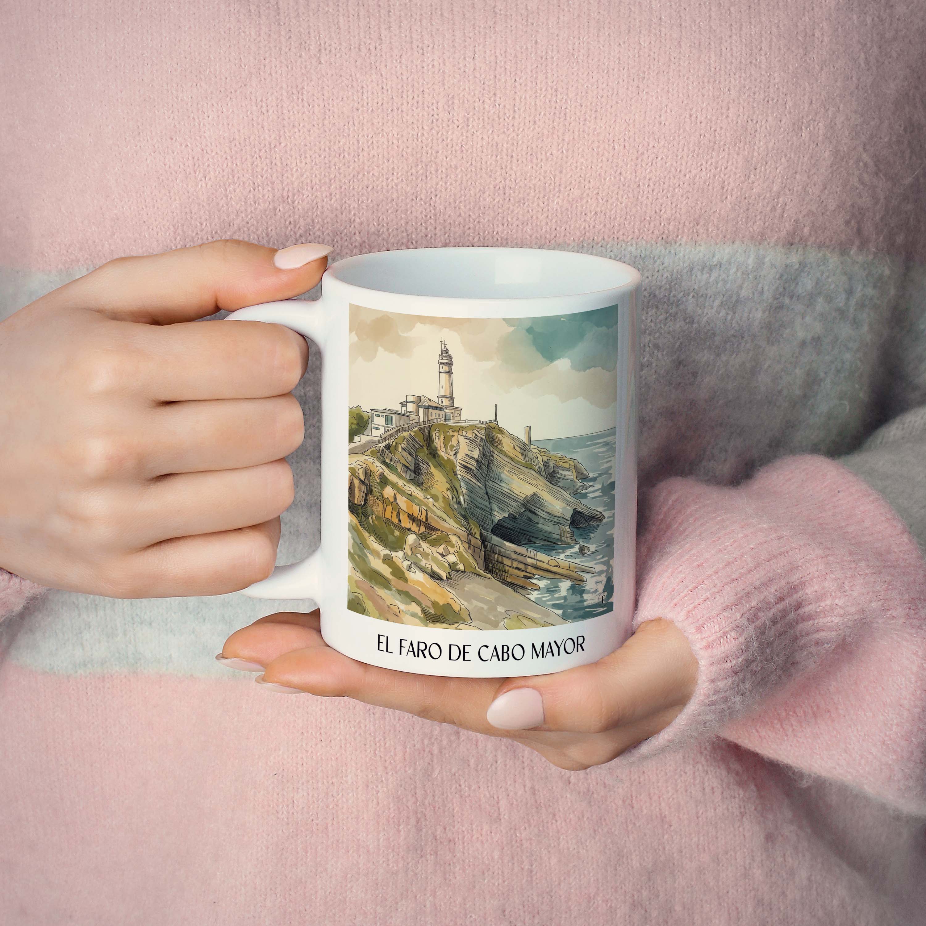 el-faro-de-cabo-mayor-santander-spanien-kaffeebecher-aquarell