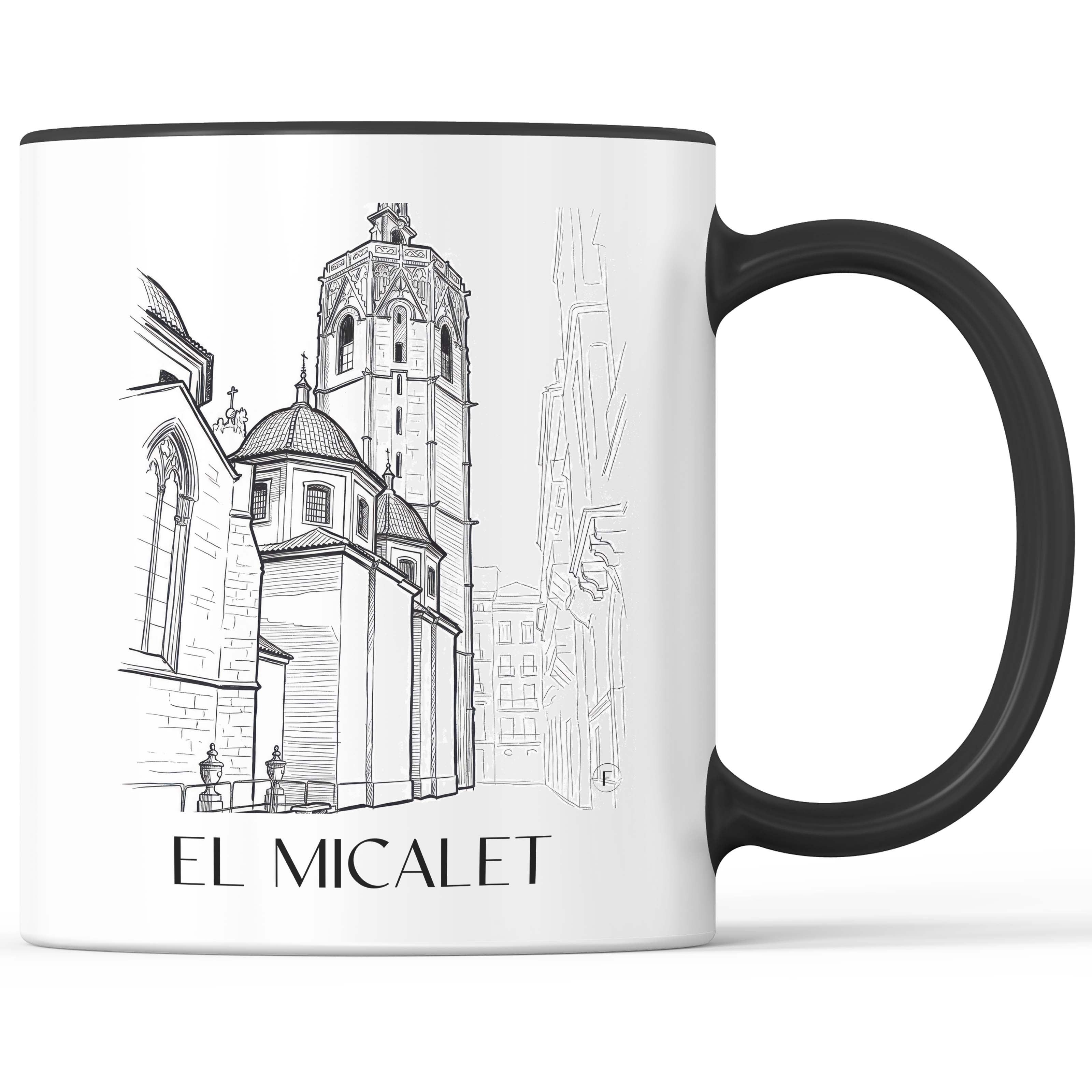 el-micalet-valencia-spanien-kaffeebecher-skizze