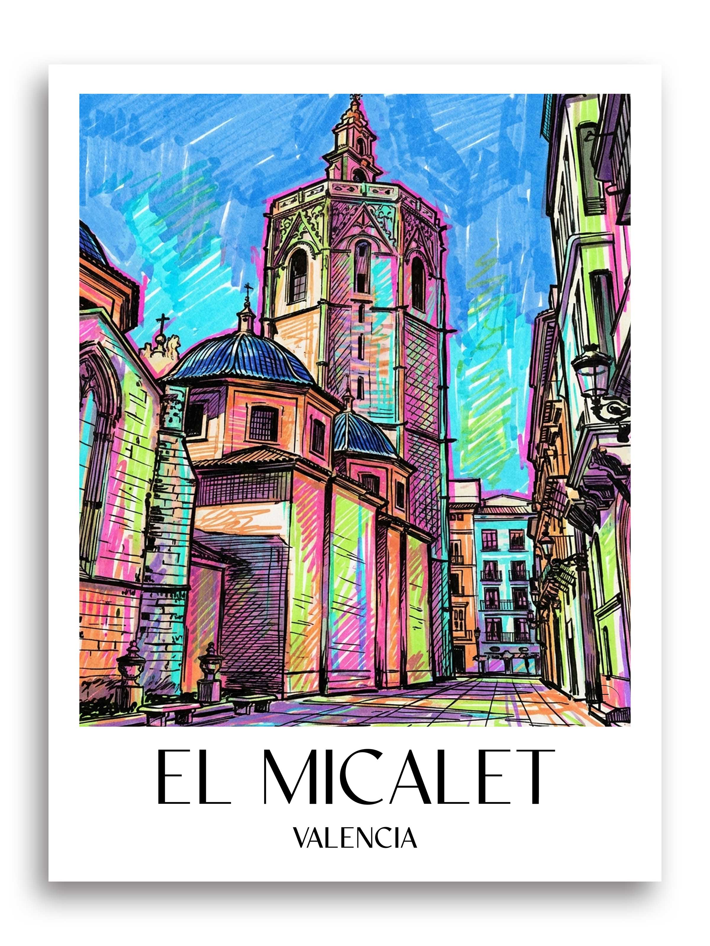 el-micalet-valencia-spanien-poster-graffiti