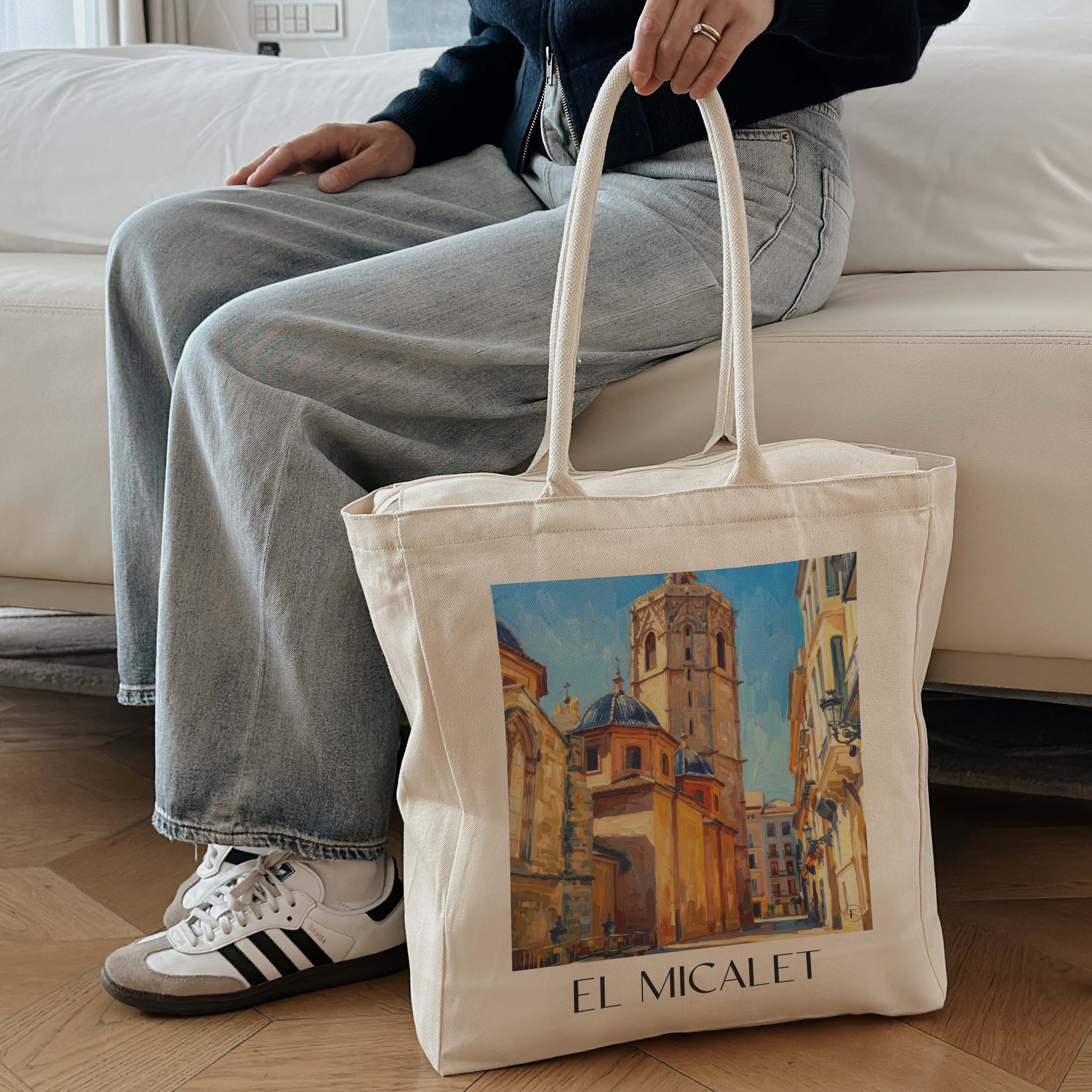 el-micalet-valencia-spanien-einkaufstasche-oil-painting-oelgemaelde