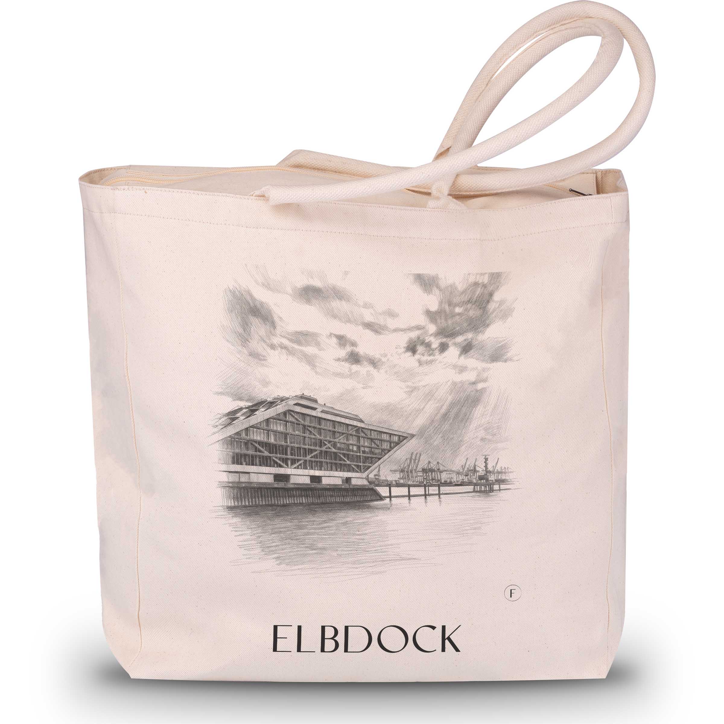 elbdock-hamburg-deutschland-einkaufstasche-bleistift-zeichnung-drawing