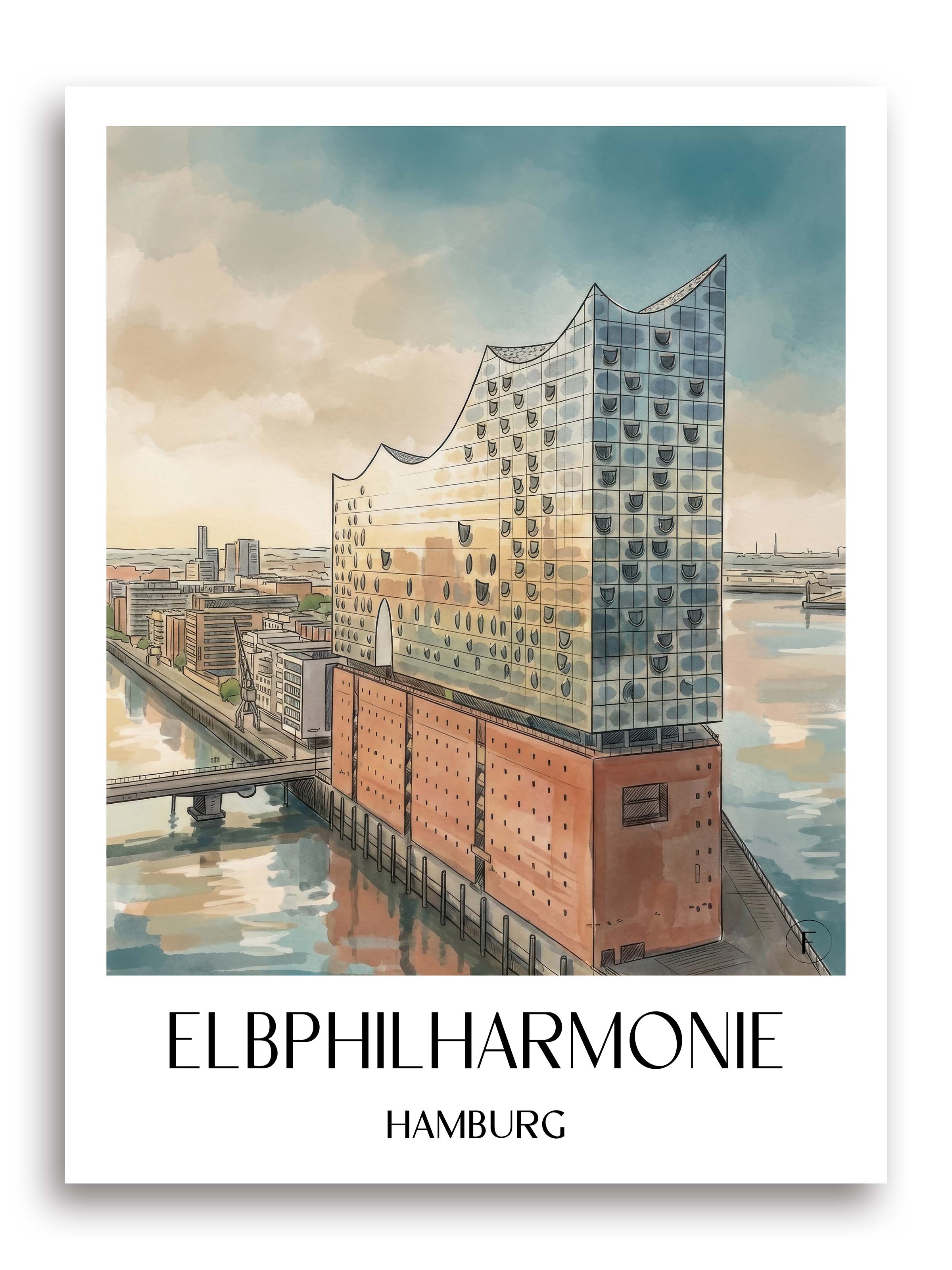 elbphilharmonie-hamburg-deutschland-poster-aquarell