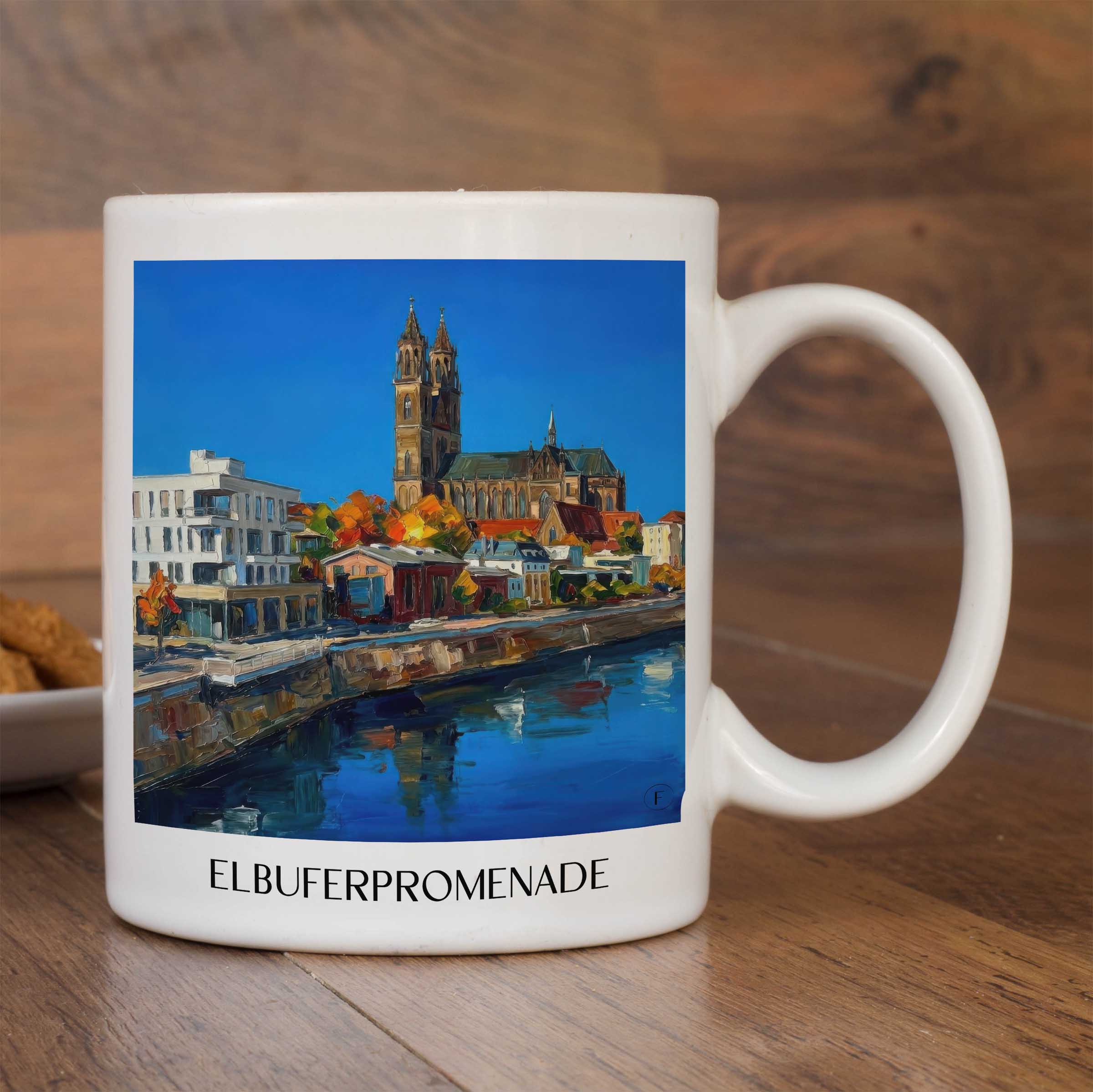 elbuferpromenade-magdeburg-deutschland-kaffeebecher-oil-painting-oelgemaelde