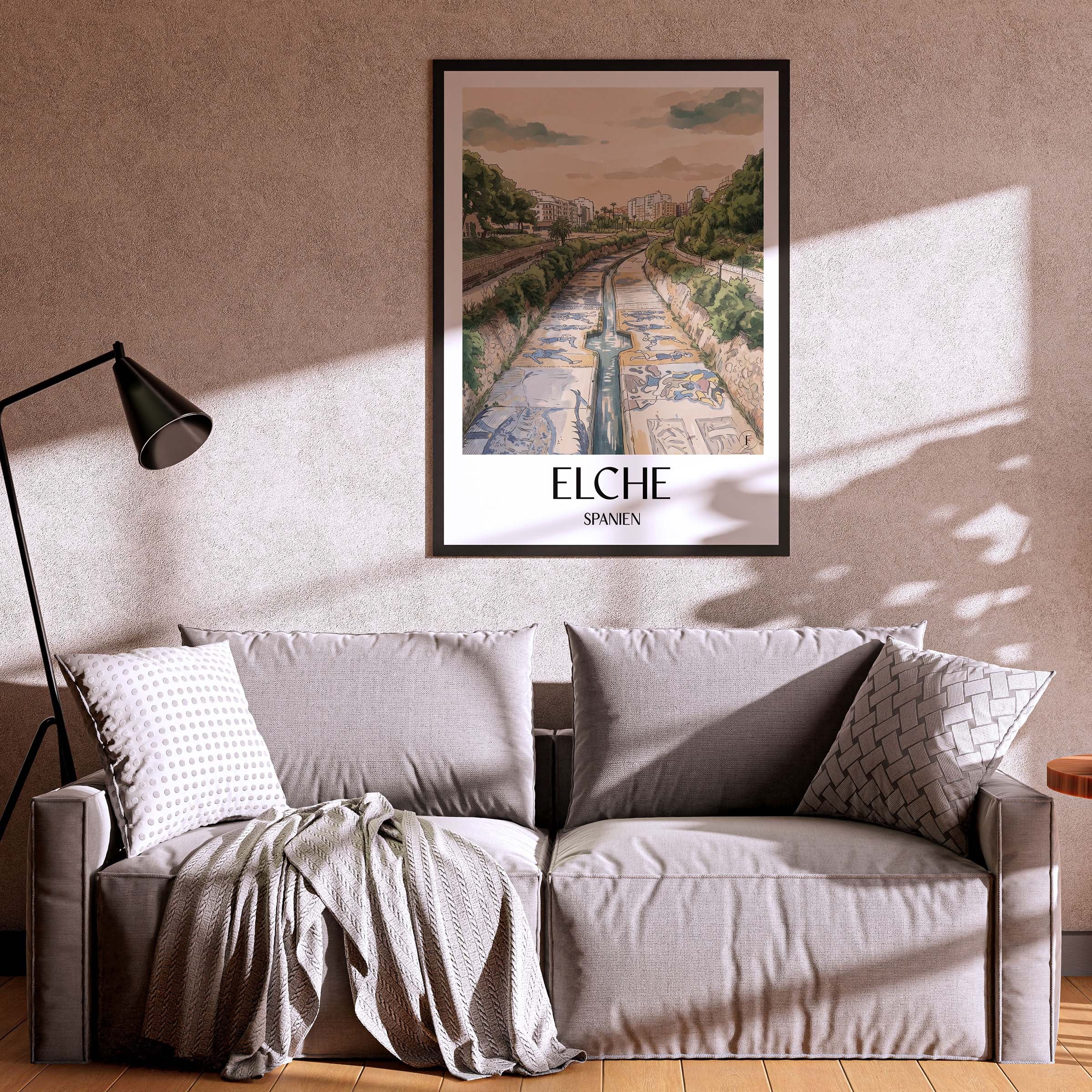 elche-spanien-spanien-poster-aquarell