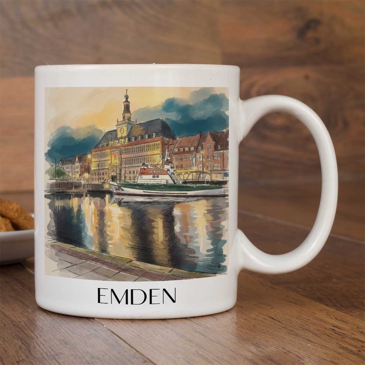 emden-(bei-nacht)-ostfriesland-deutschland-kaffeebecher-aquarell