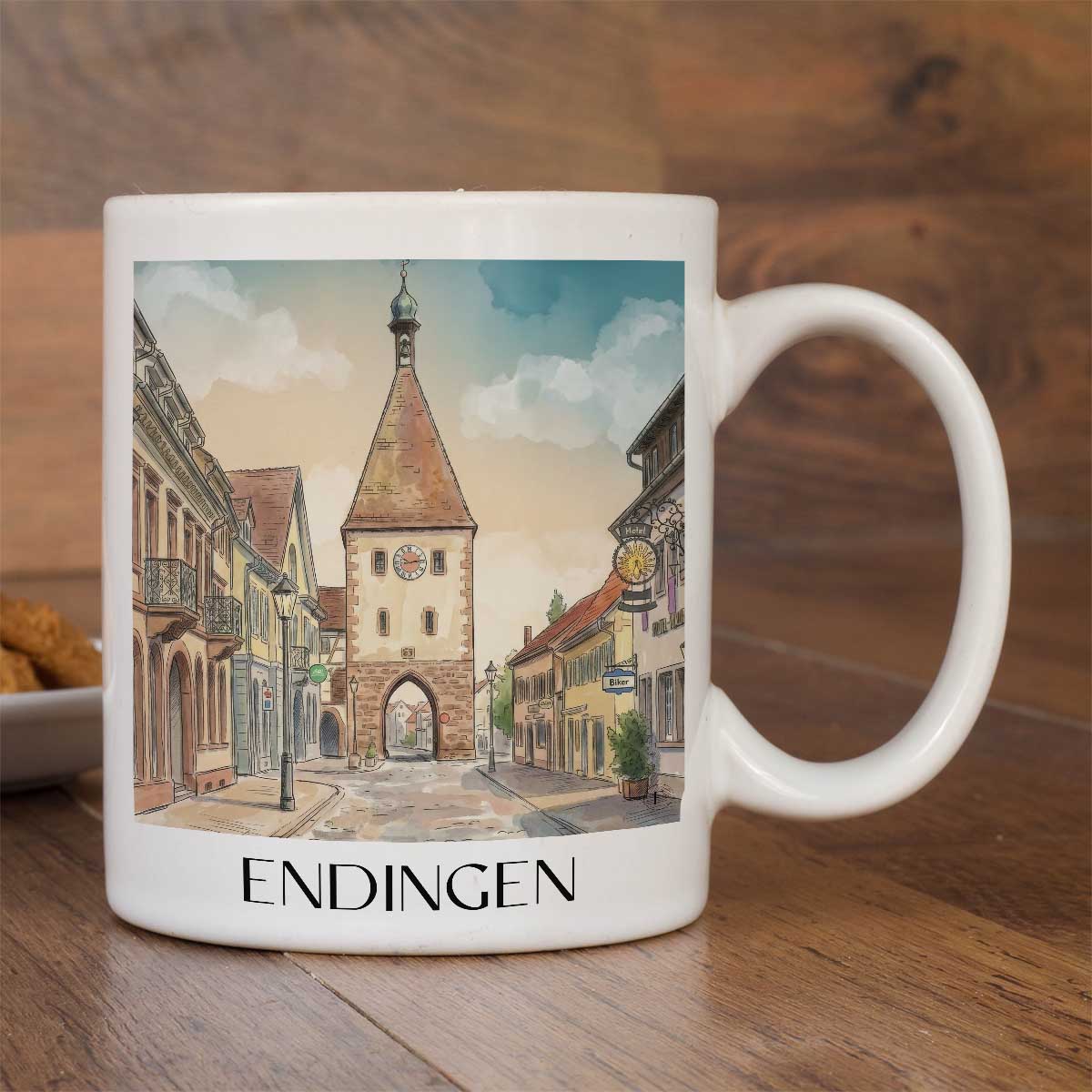 endingen-kaiserstuhl-deutschland-kaffeebecher-aquarell
