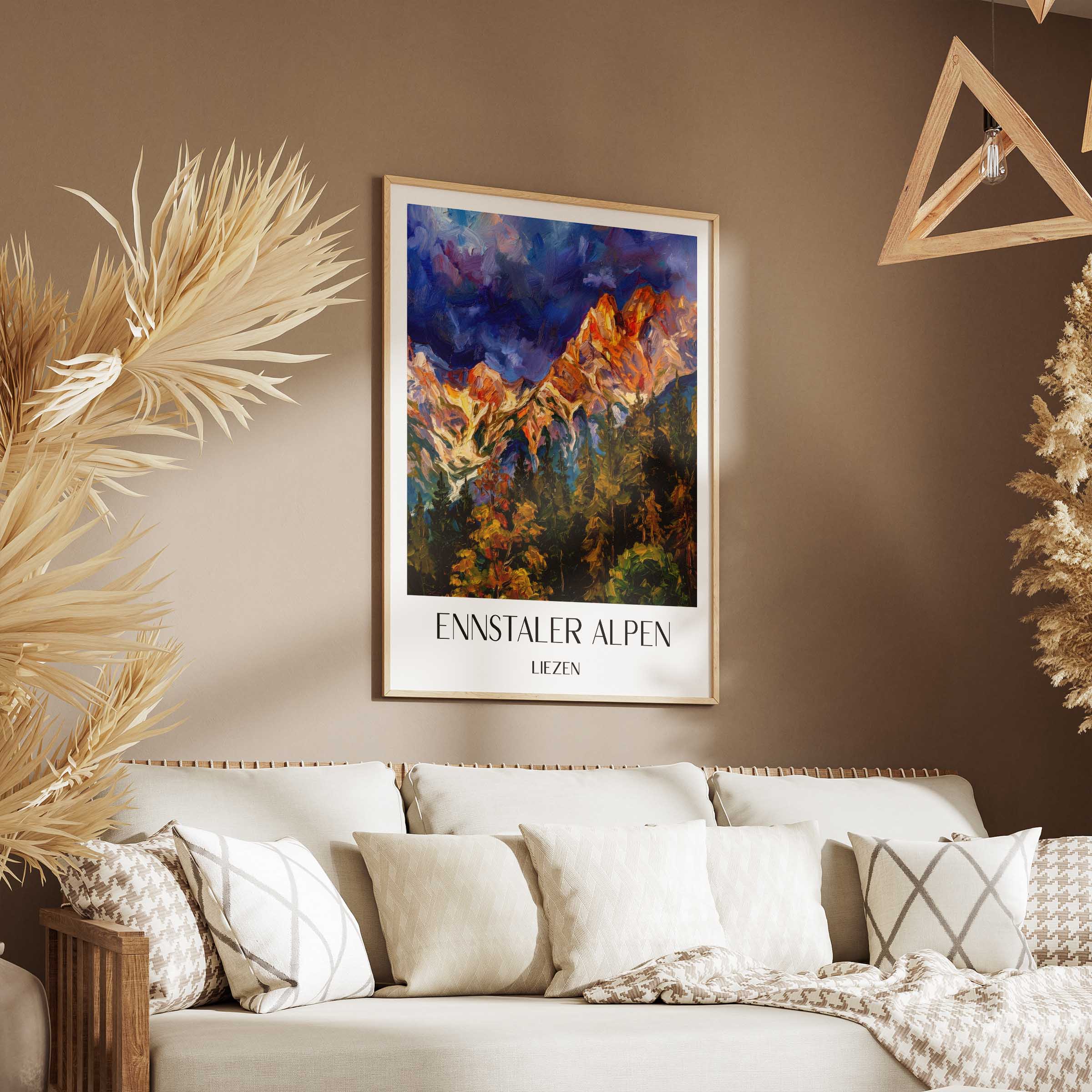 ennstaler-alpen-liezen-österreich-poster-oil-painting-oelgemaelde