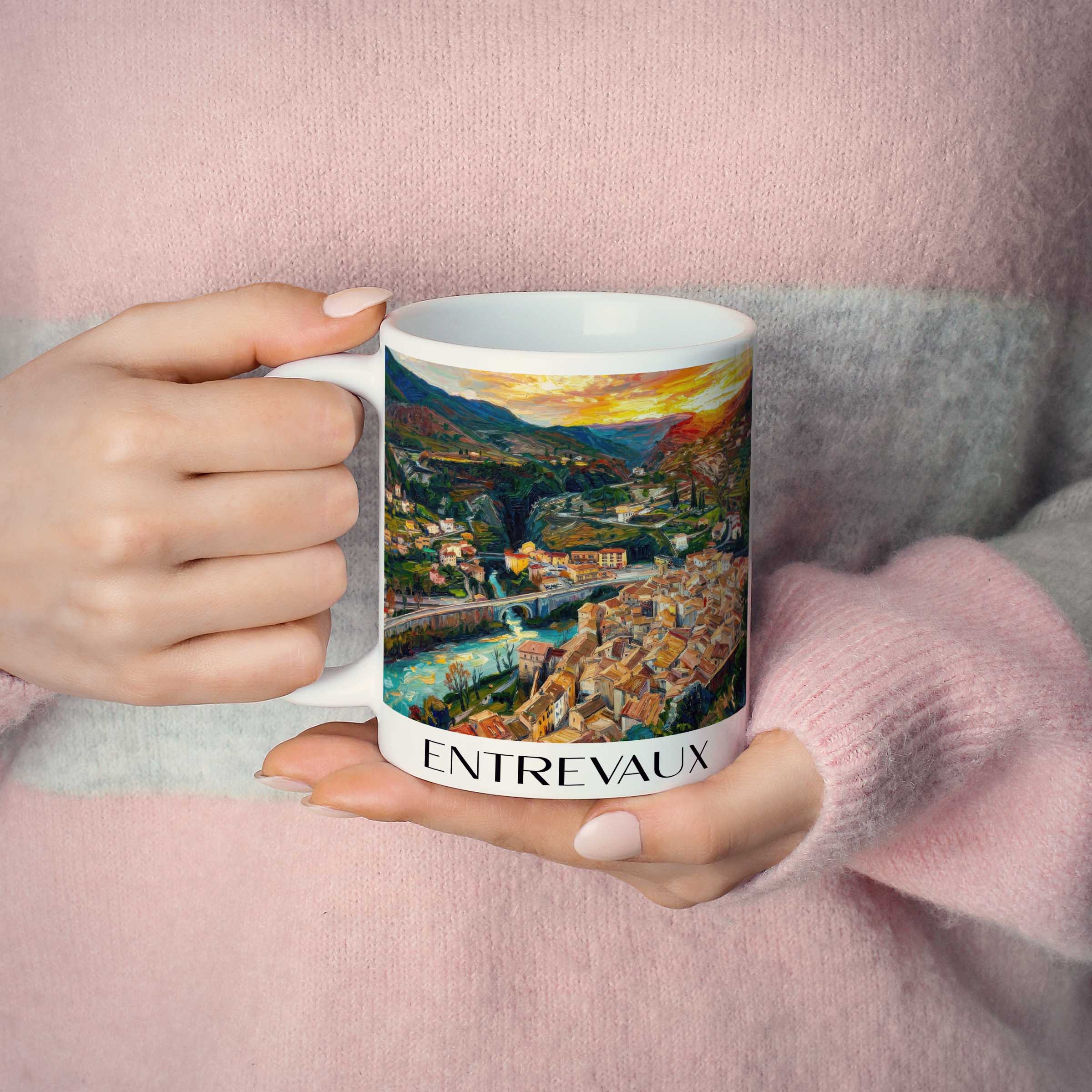 entrevaux-vallée-du-var-frankreich-kaffeebecher-oil-painting-oelgemaelde