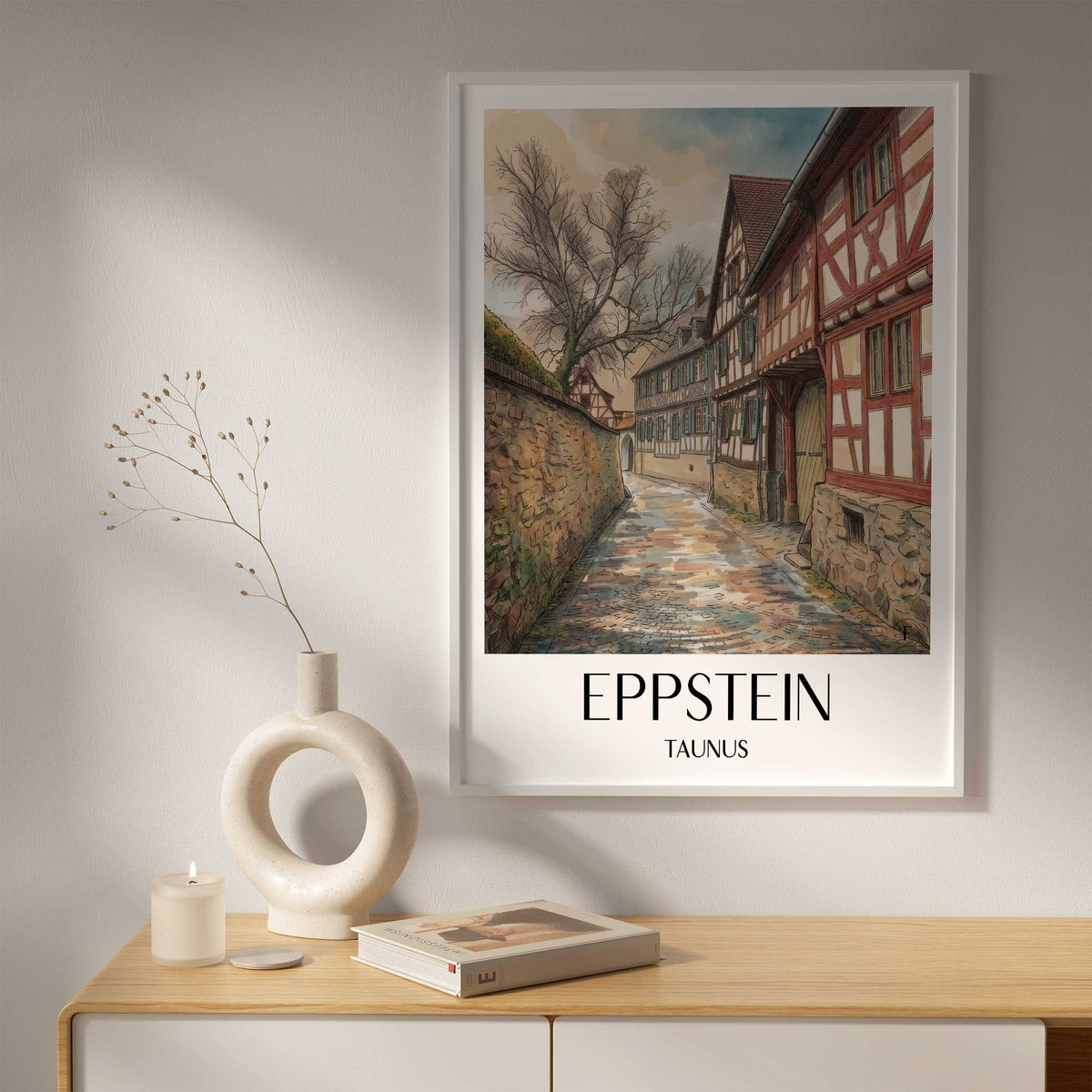 eppstein-taunus-deutschland-poster-aquarell