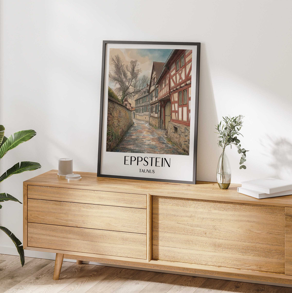 eppstein-taunus-deutschland-poster-aquarell