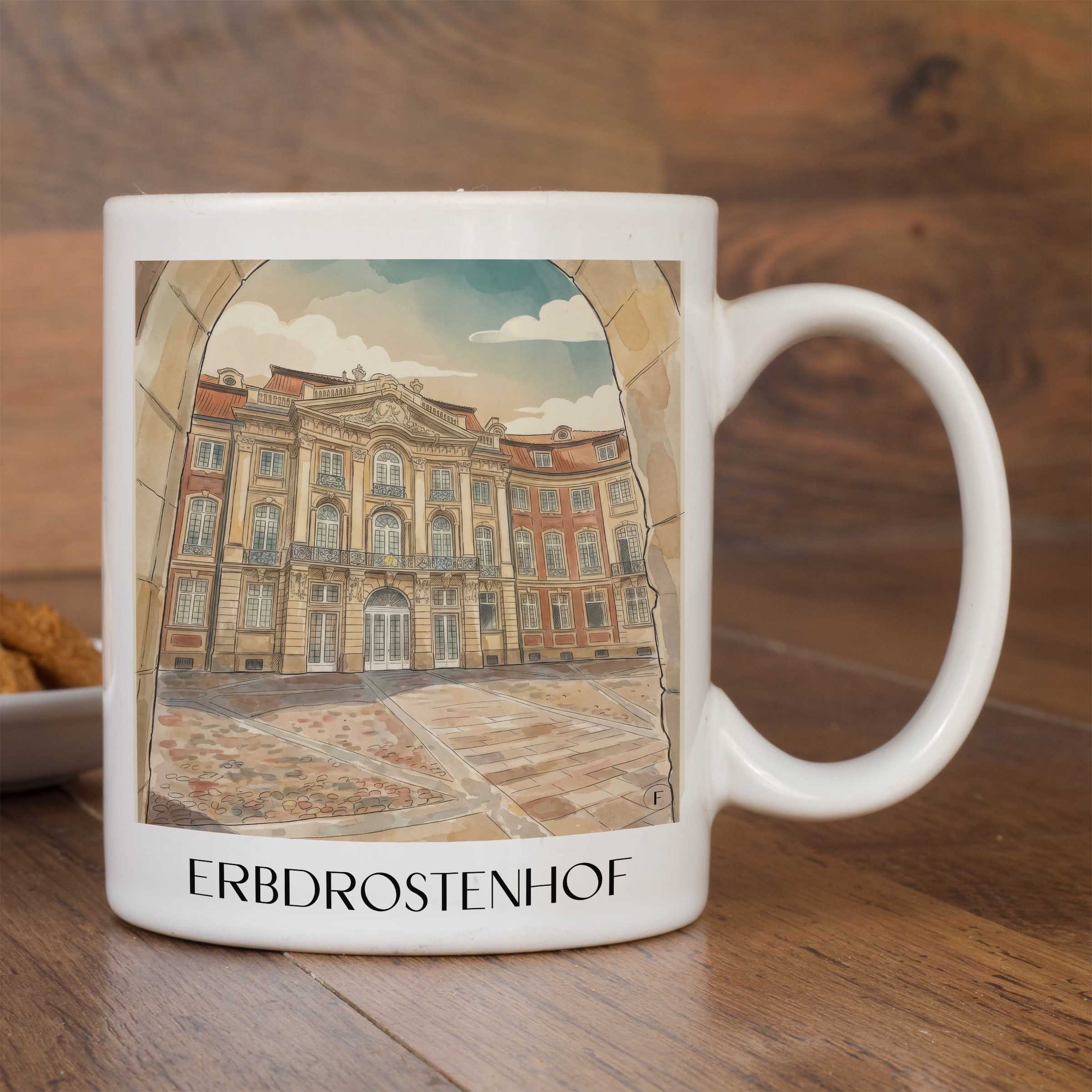 erbdrostenhof-münster-deutschland-kaffeebecher-aquarell