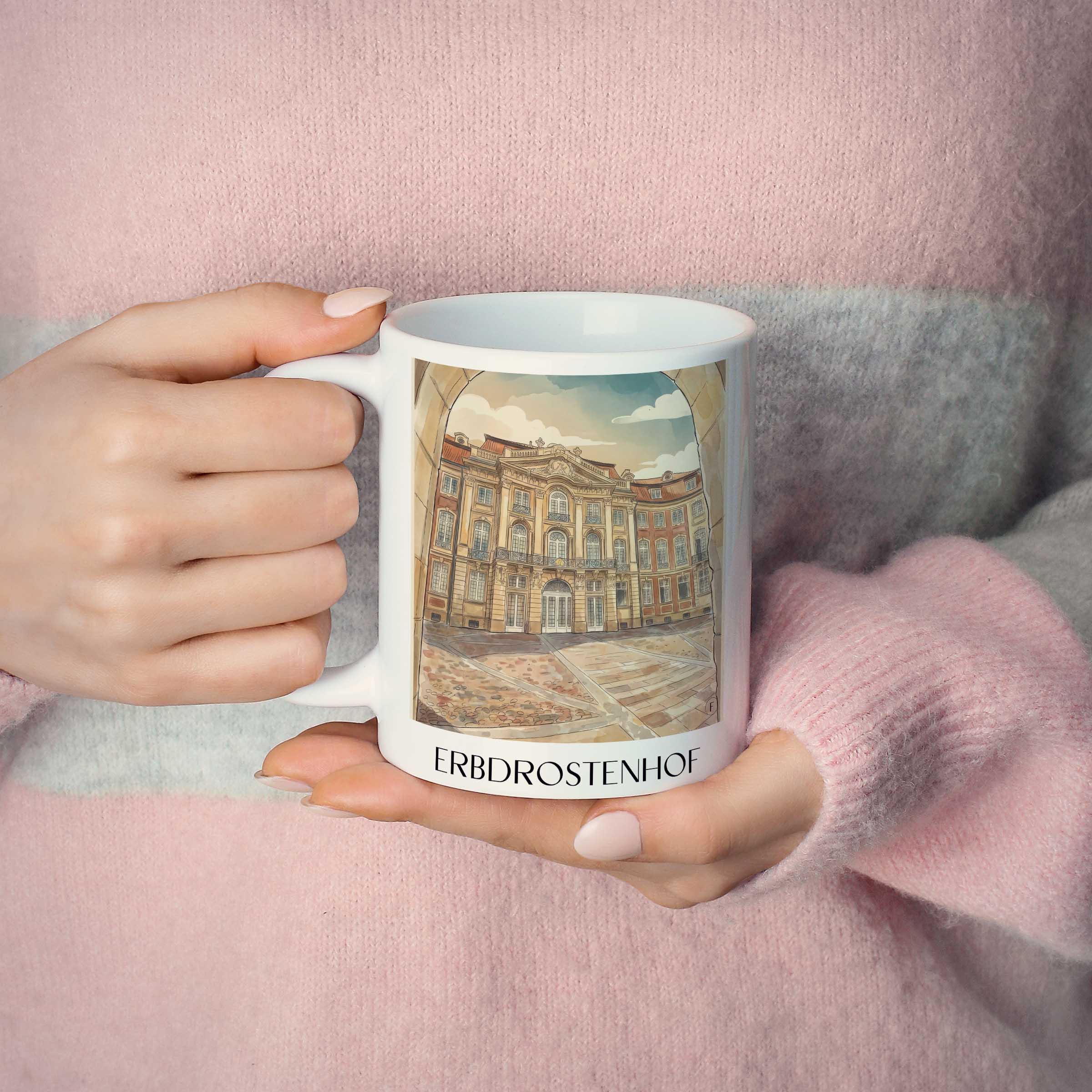erbdrostenhof-münster-deutschland-kaffeebecher-aquarell