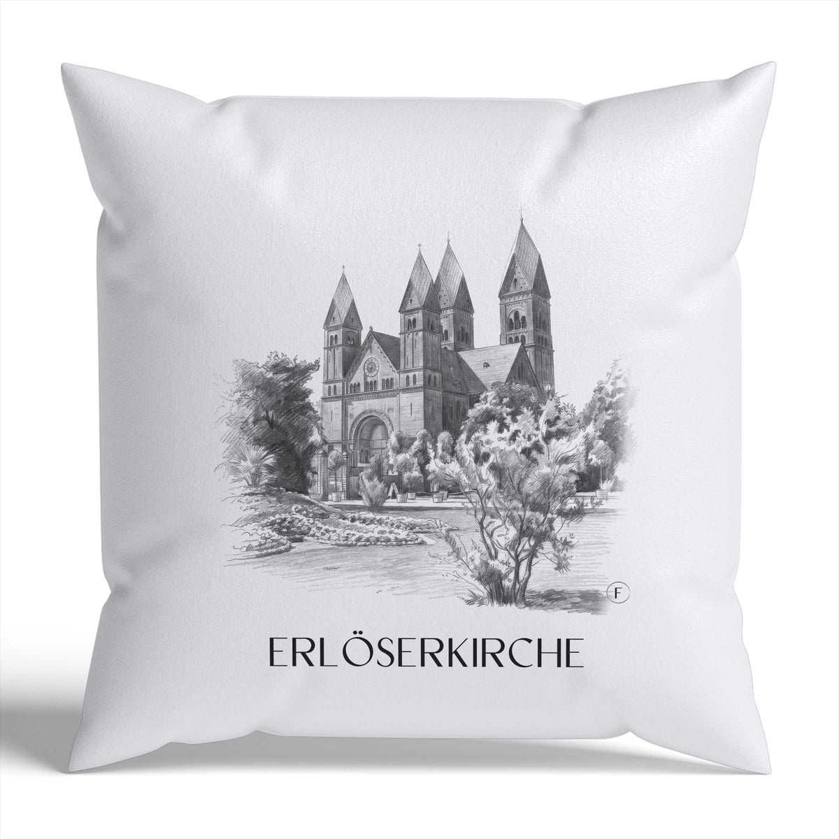 erlöserkirche-bad-homburg-deutschland-kissenbezug-bleistift-zeichnung-drawing