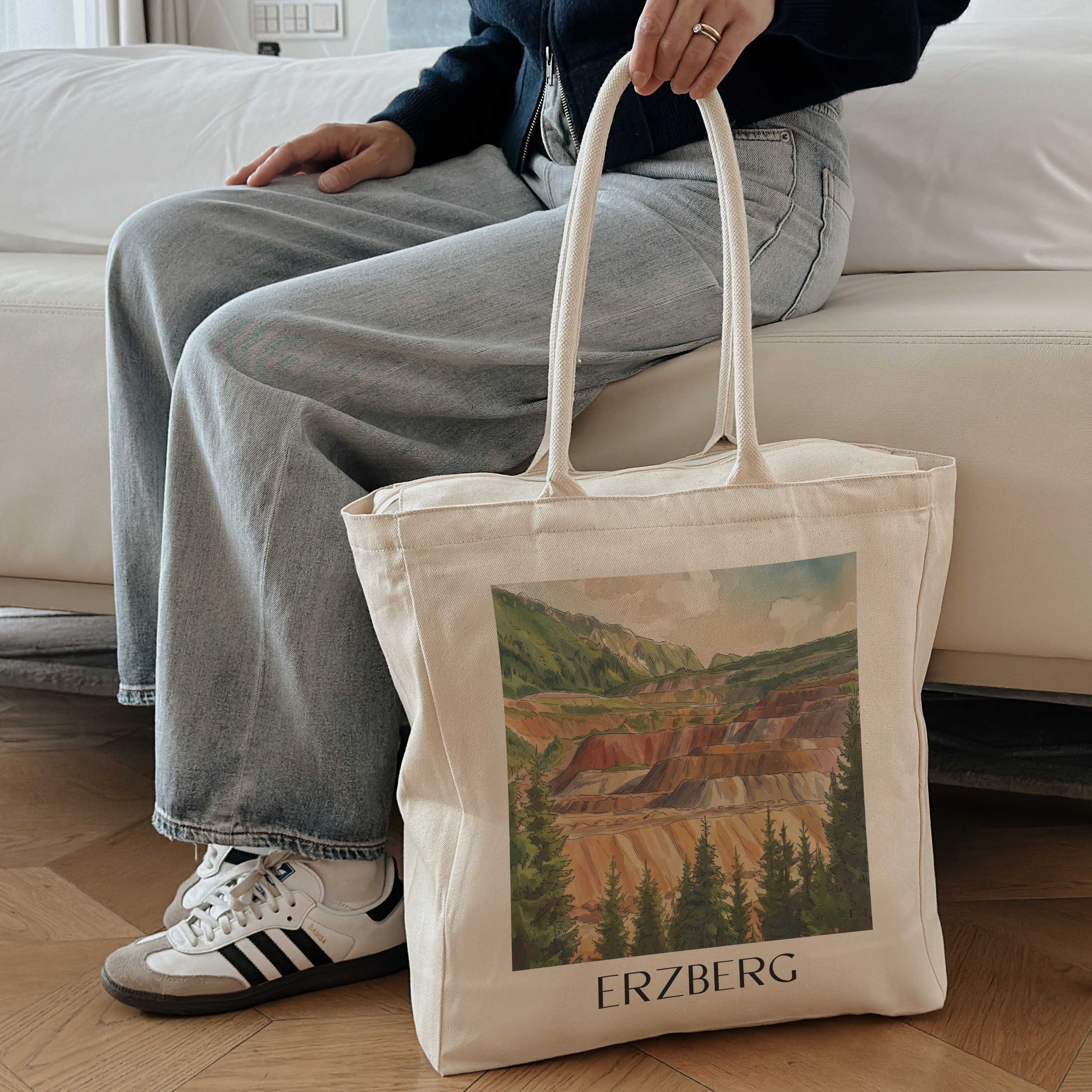 erzberg-steiermark-österreich-einkaufstasche-aquarell