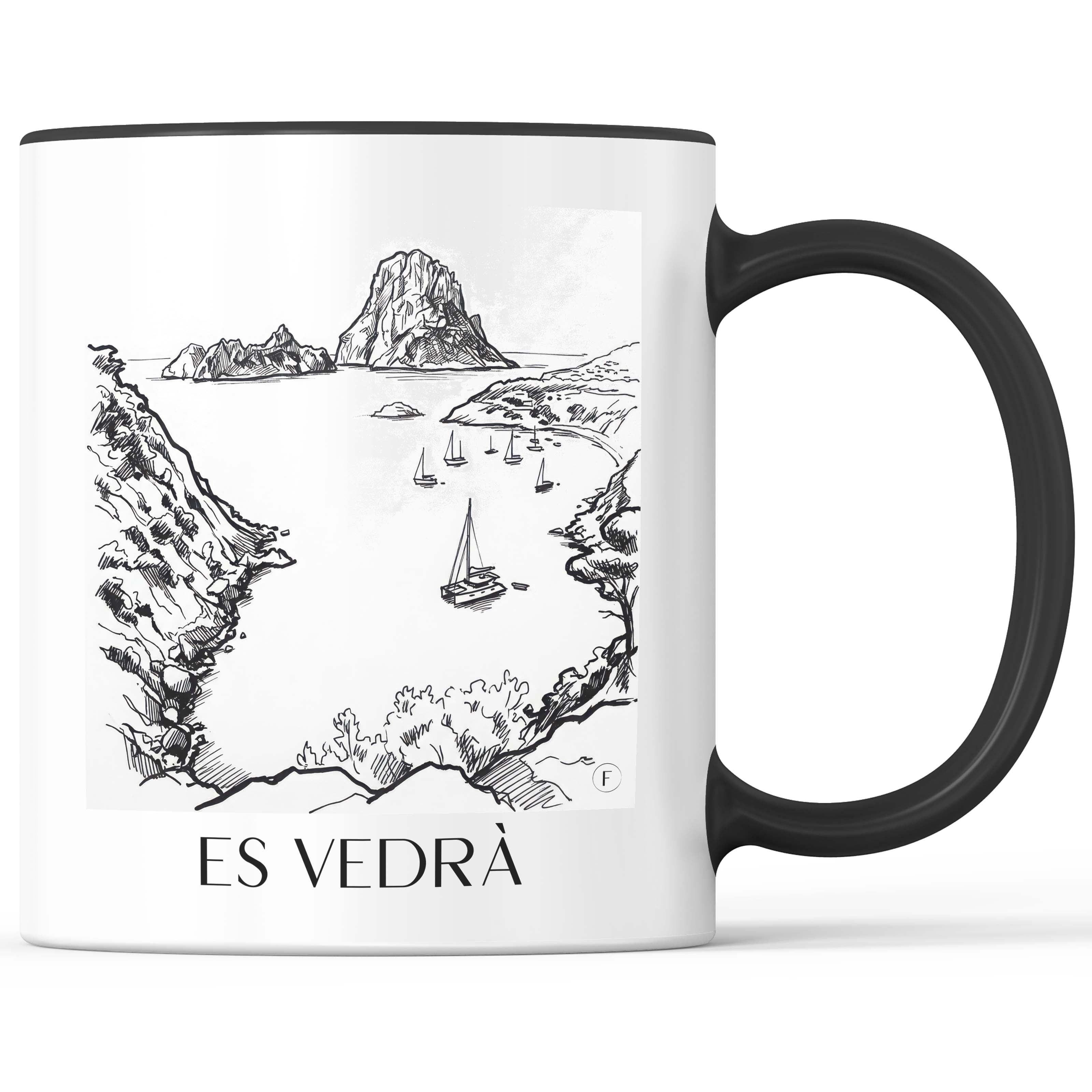 es-vedrà-ibiza-spanien-kaffeebecher-skizze