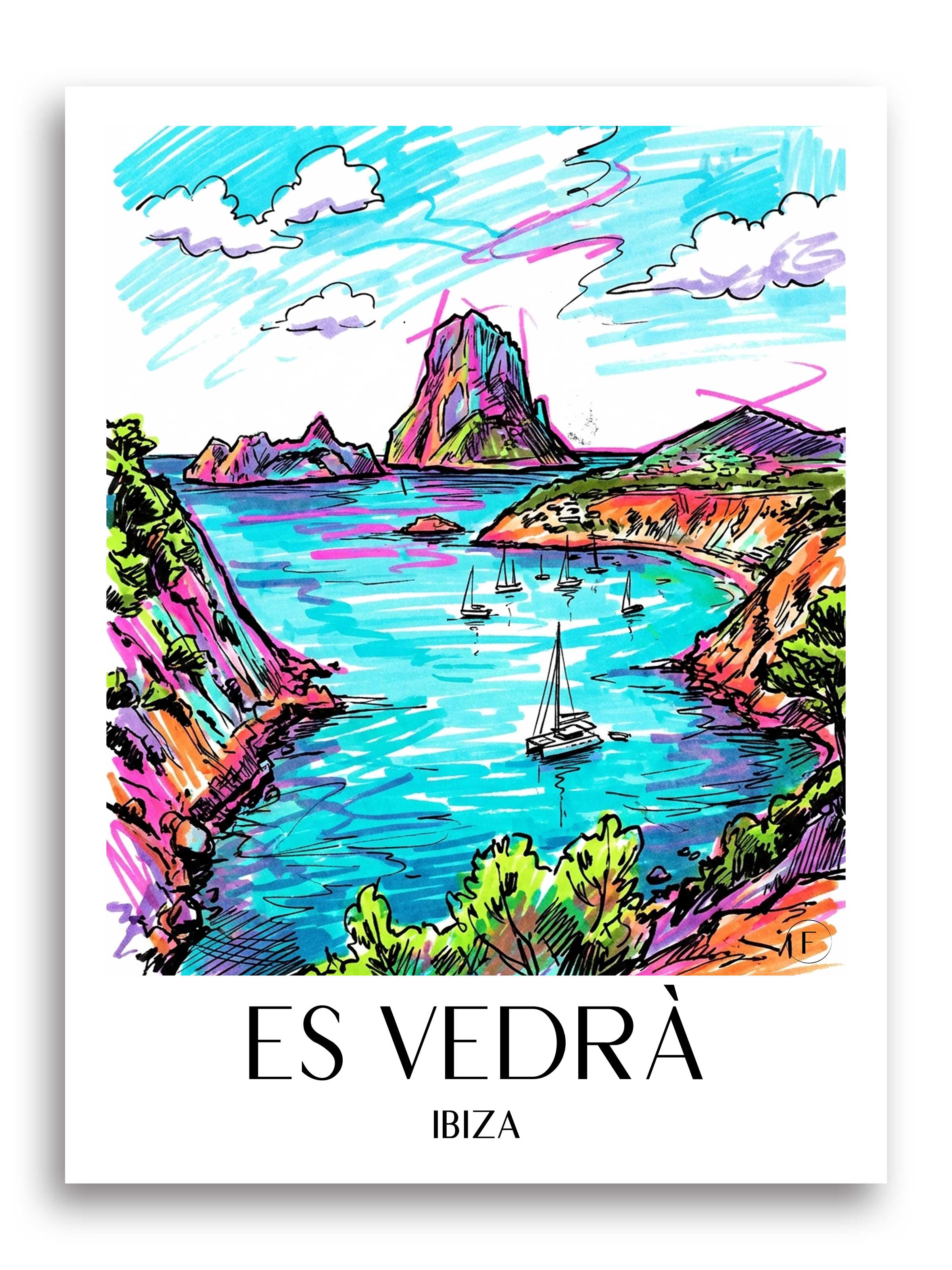 es-vedrà-ibiza-spanien-poster-graffiti