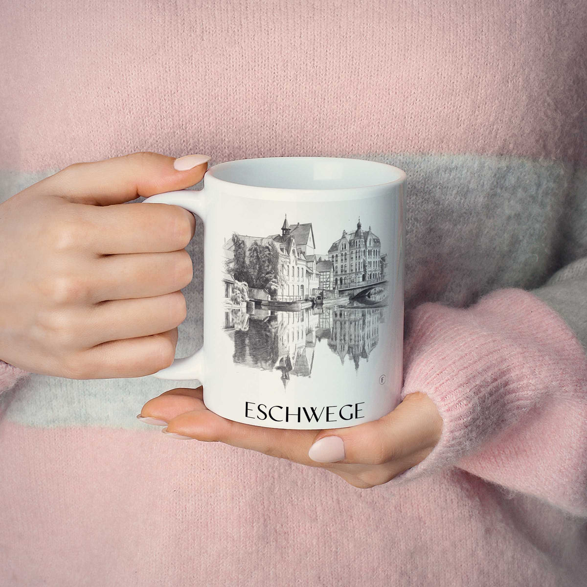 eschwege-hessen-deutschland-kaffeebecher-bleistift-zeichnung-drawing