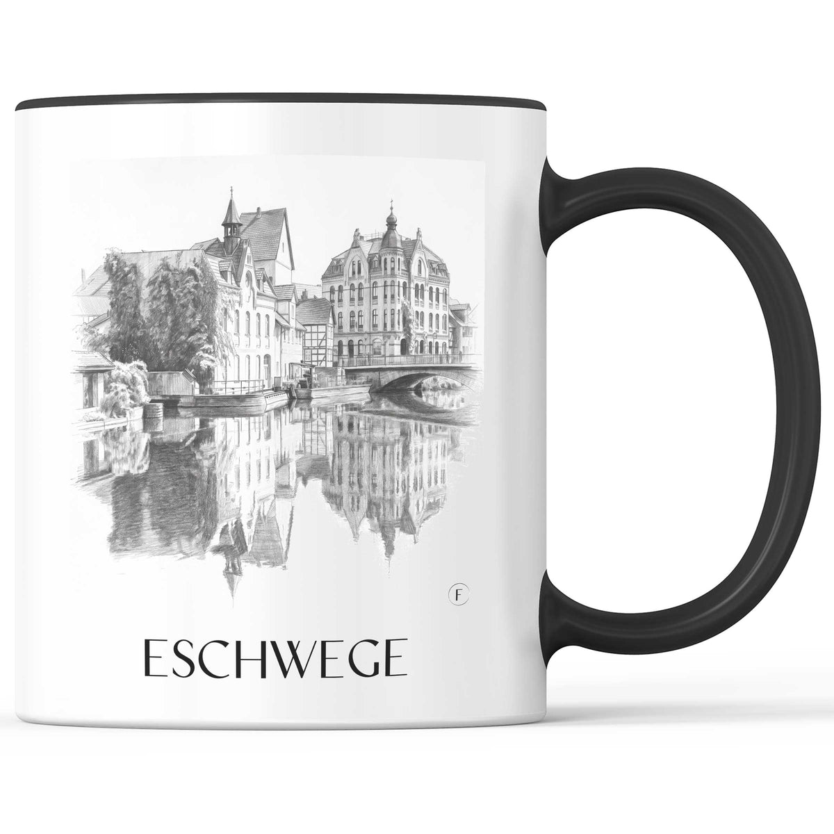 eschwege-hessen-deutschland-kaffeebecher-bleistift-zeichnung-drawing