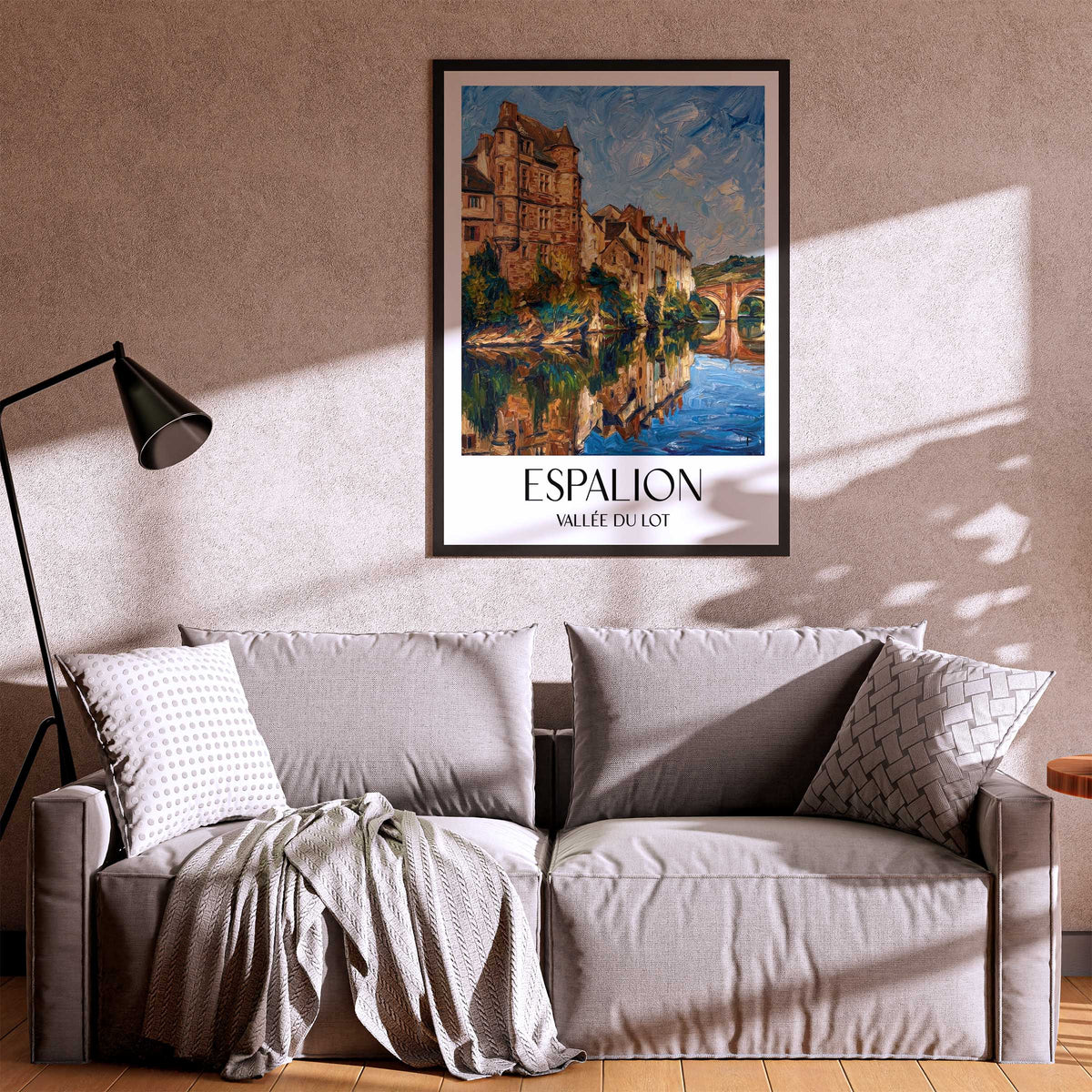 espalion-vallée-du-lot-frankreich-poster-oil-painting-oelgemaelde