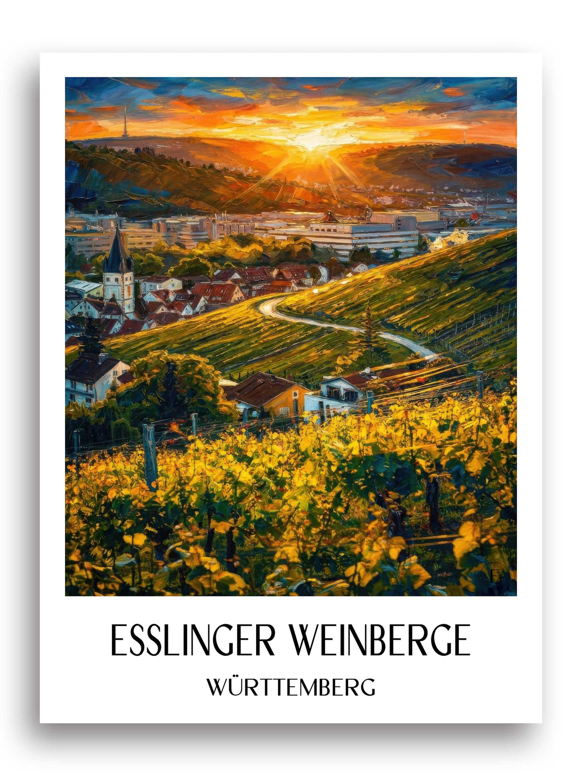 esslinger-weinberge-württemberg-deutschland-poster-oil-painting-oelgemaelde