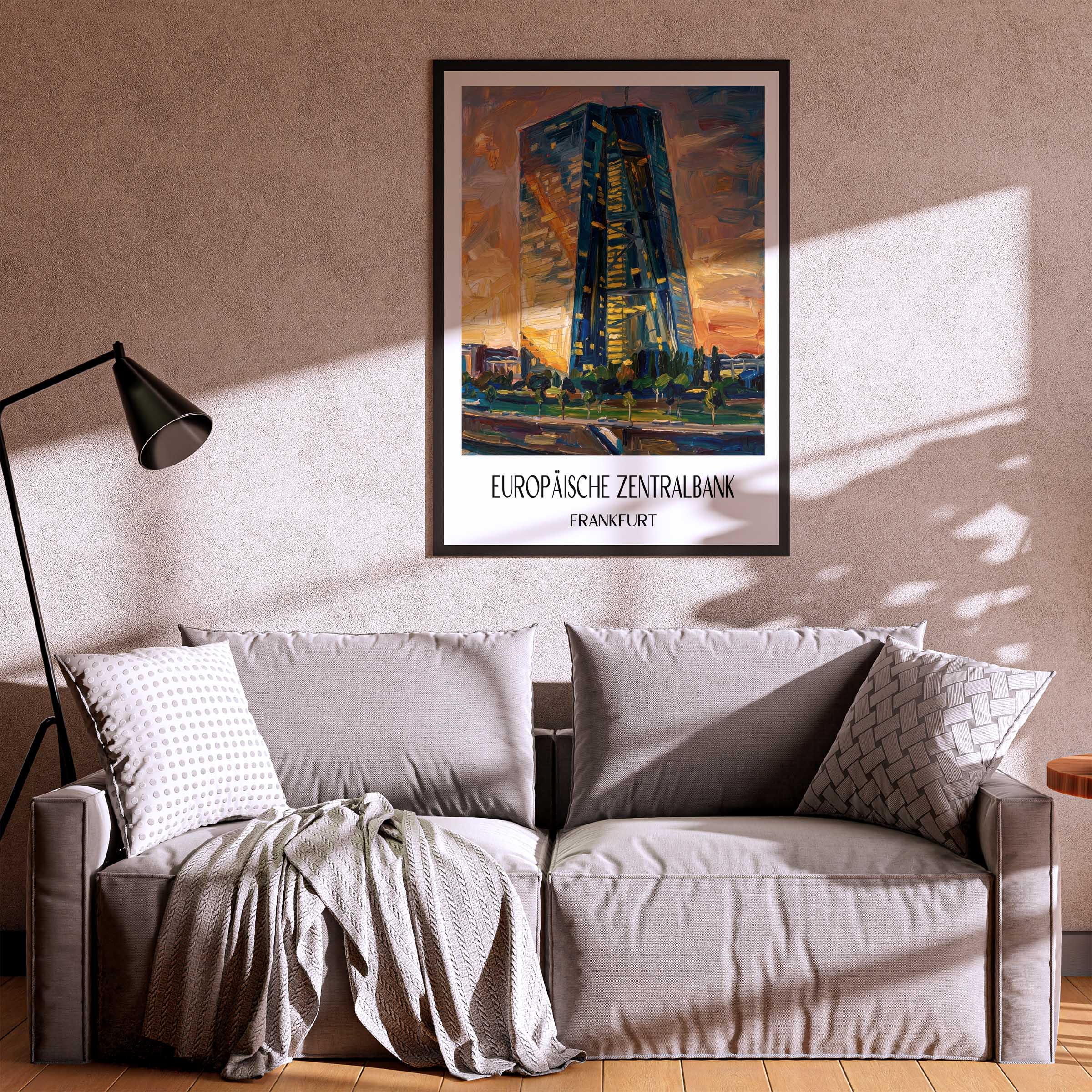 europäische-zentralbank-frankfurt-deutschland-poster-oil-painting-oelgemaelde