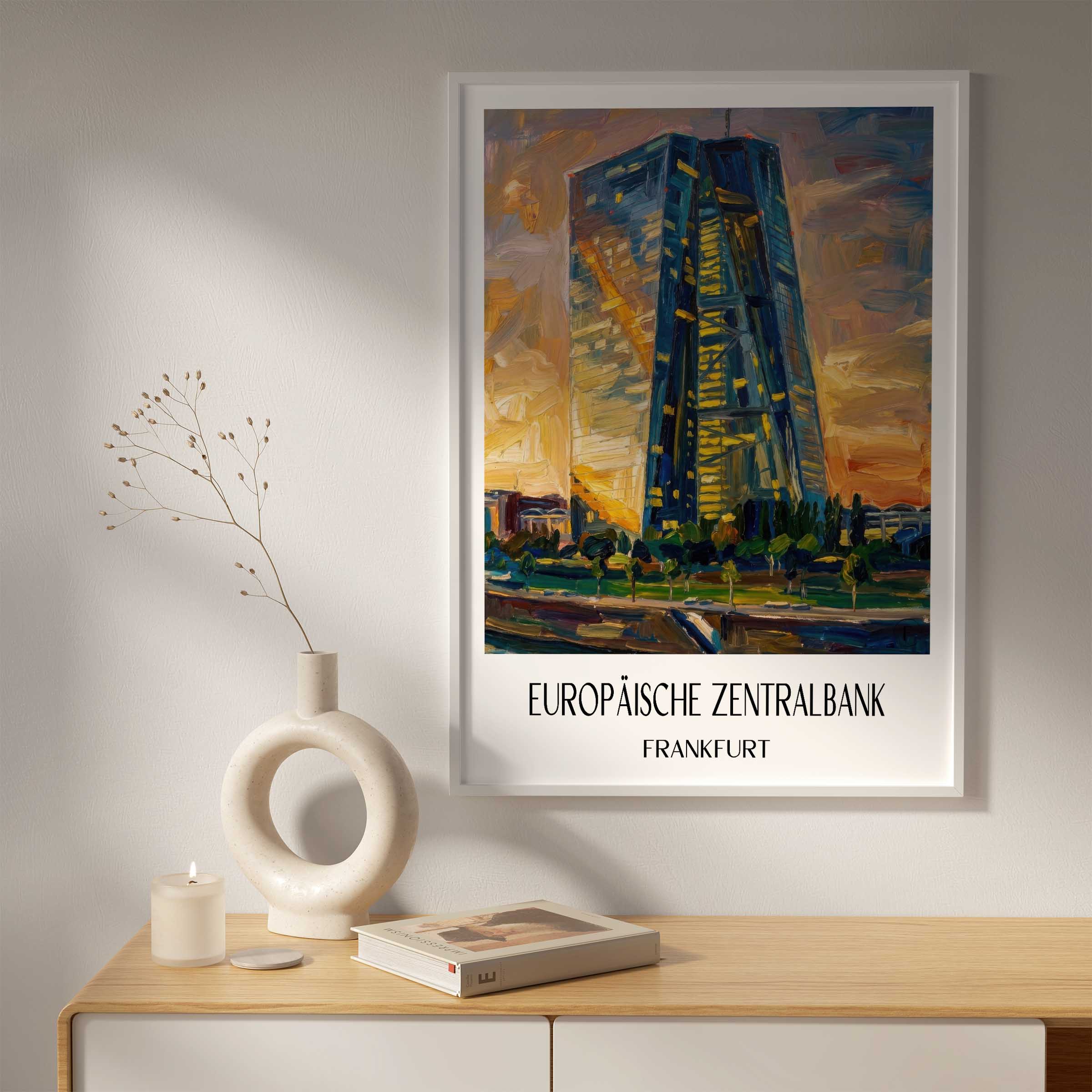 europäische-zentralbank-frankfurt-deutschland-poster-oil-painting-oelgemaelde