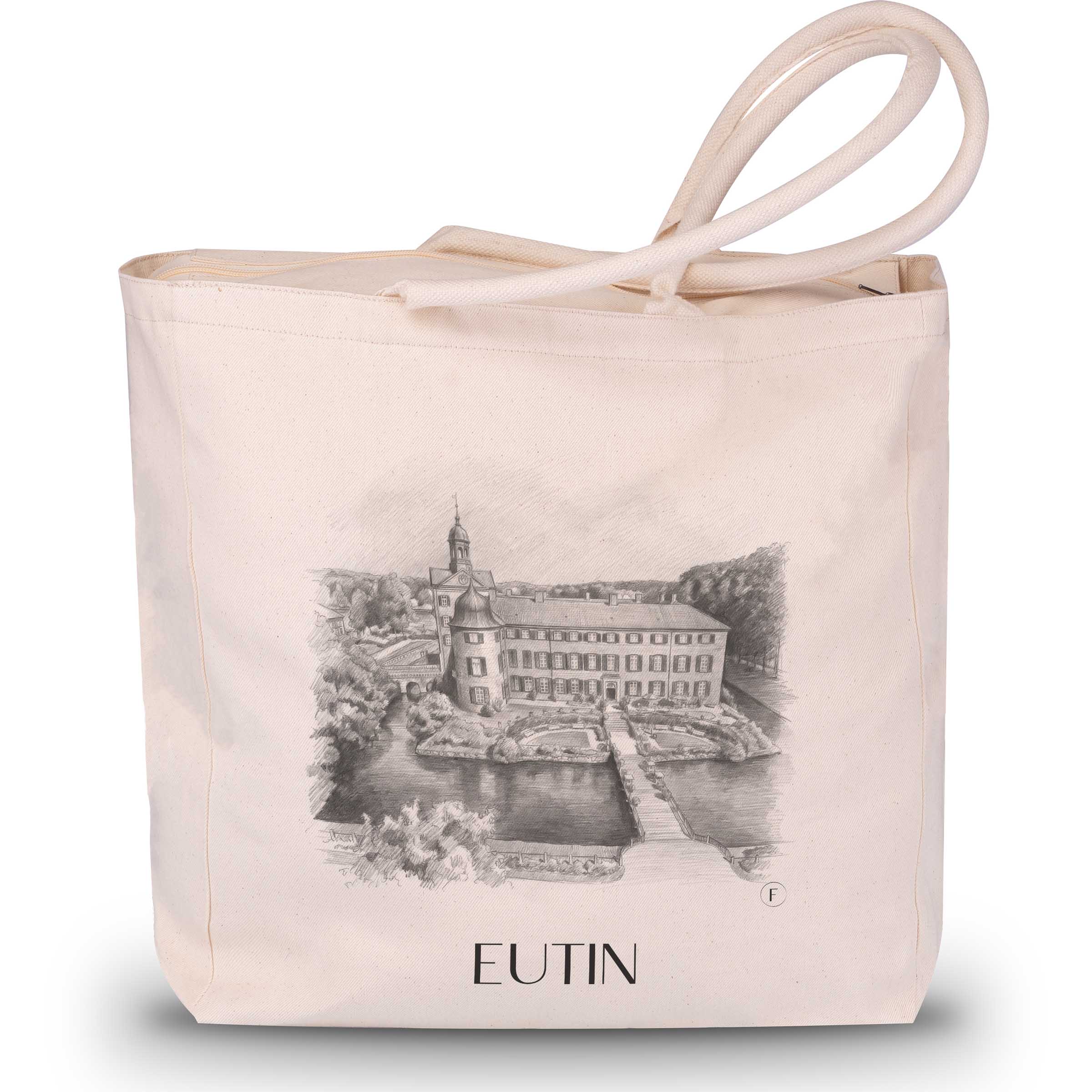 eutin-schleswig-holstein-deutschland-einkaufstasche-bleistift-zeichnung-drawing