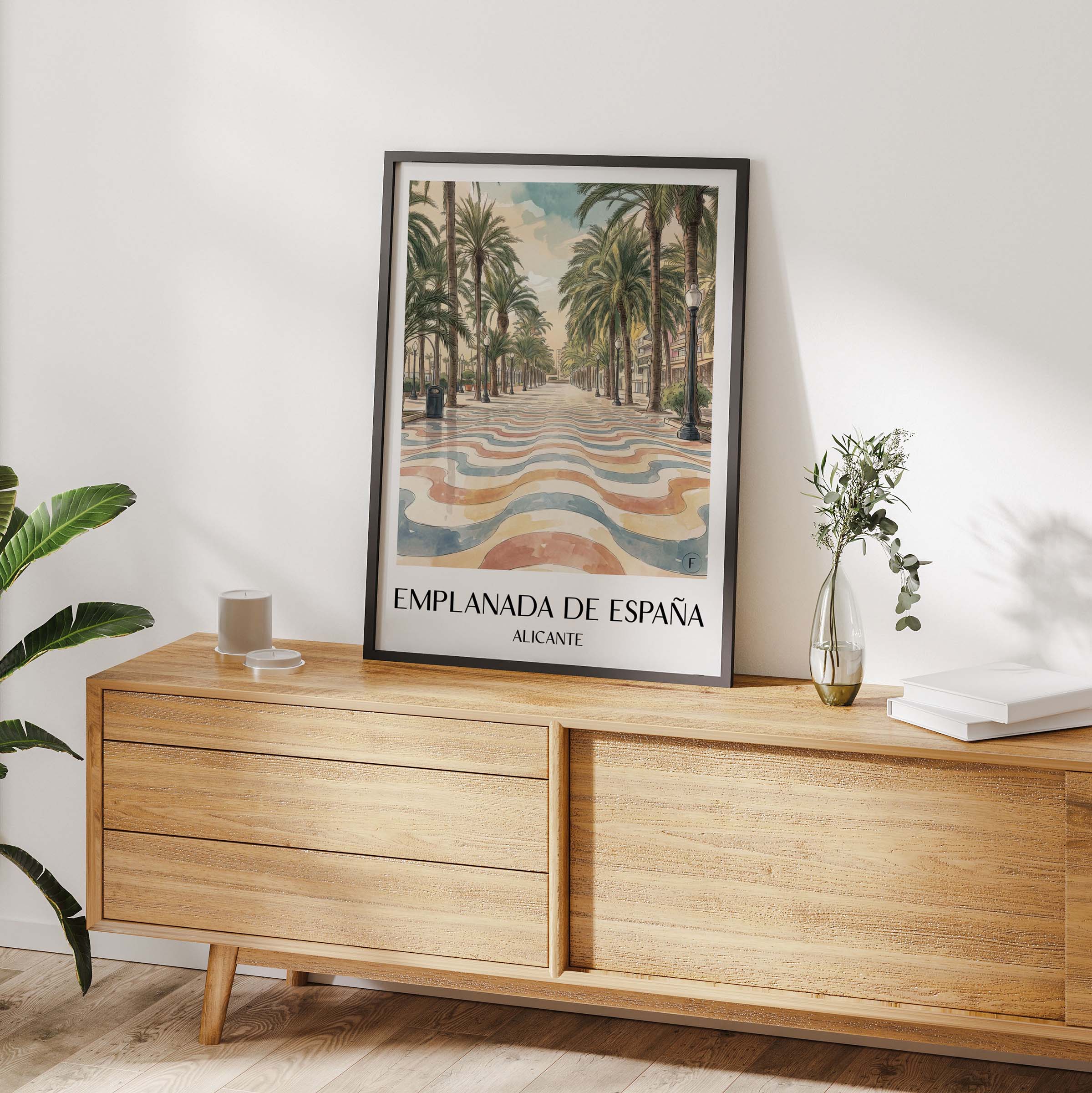 explanada-de-españa-alicante-spanien-poster-aquarell