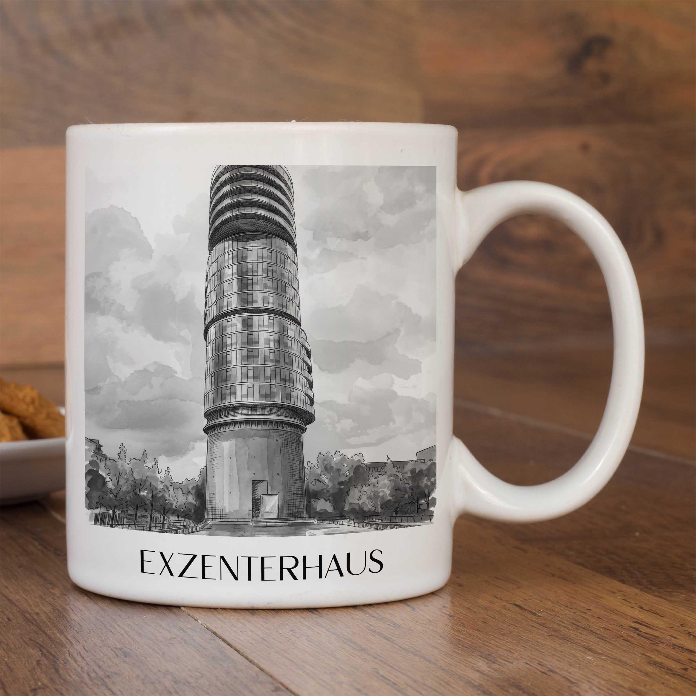 exzenterhaus-bochum-deutschland-kaffeebecher-aquarell-schwarz-weiss