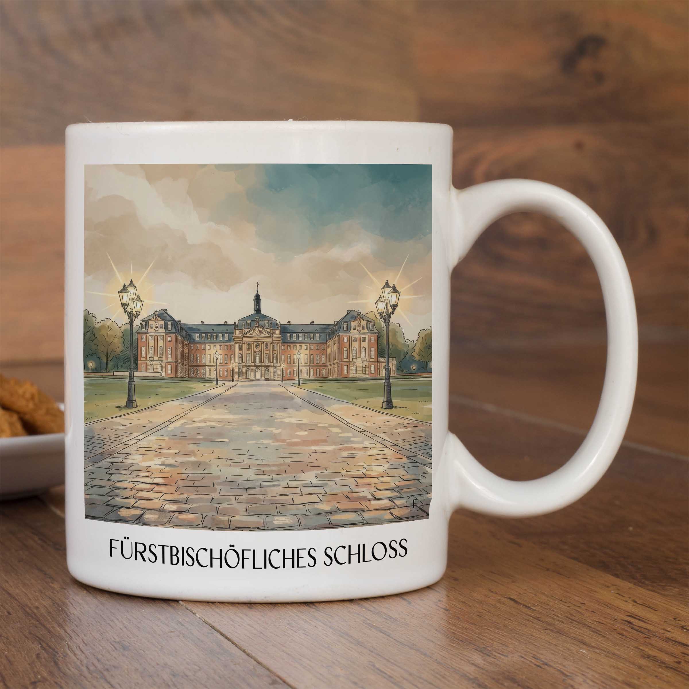 fürstbischöfliches-schloss-münster-deutschland-kaffeebecher-aquarell
