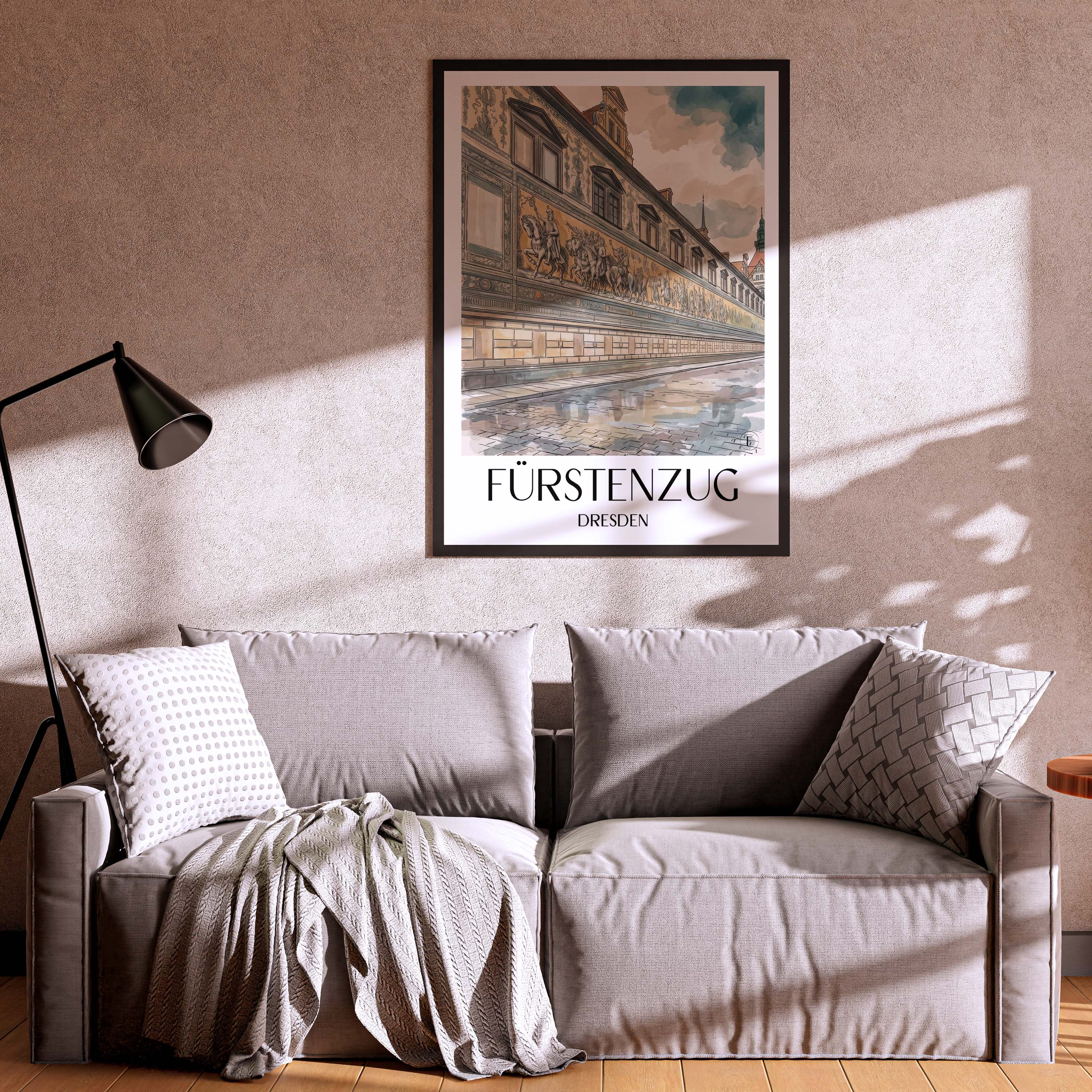 fürstenzug-dresden-deutschland-poster-aquarell