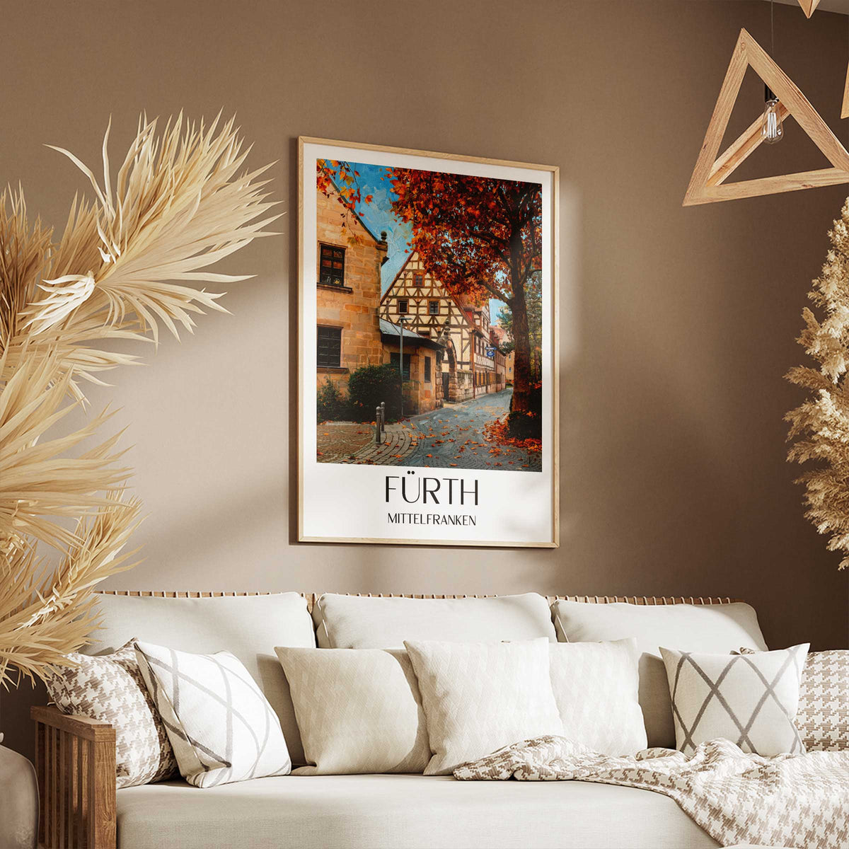 fürth-mittelfranken-deutschland-poster-oil-painting-oelgemaelde