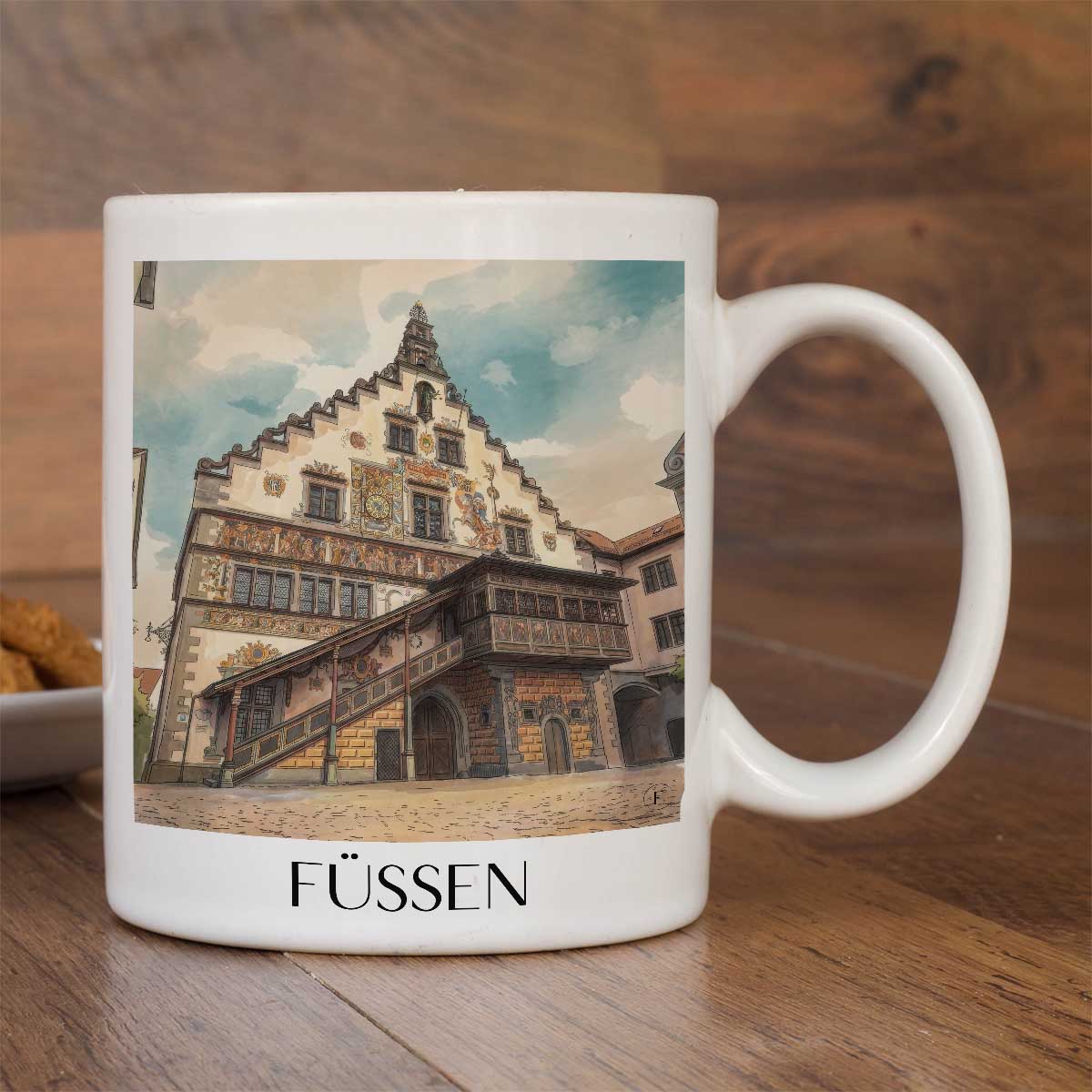 füssen-allgäu-deutschland-kaffeebecher-aquarell
