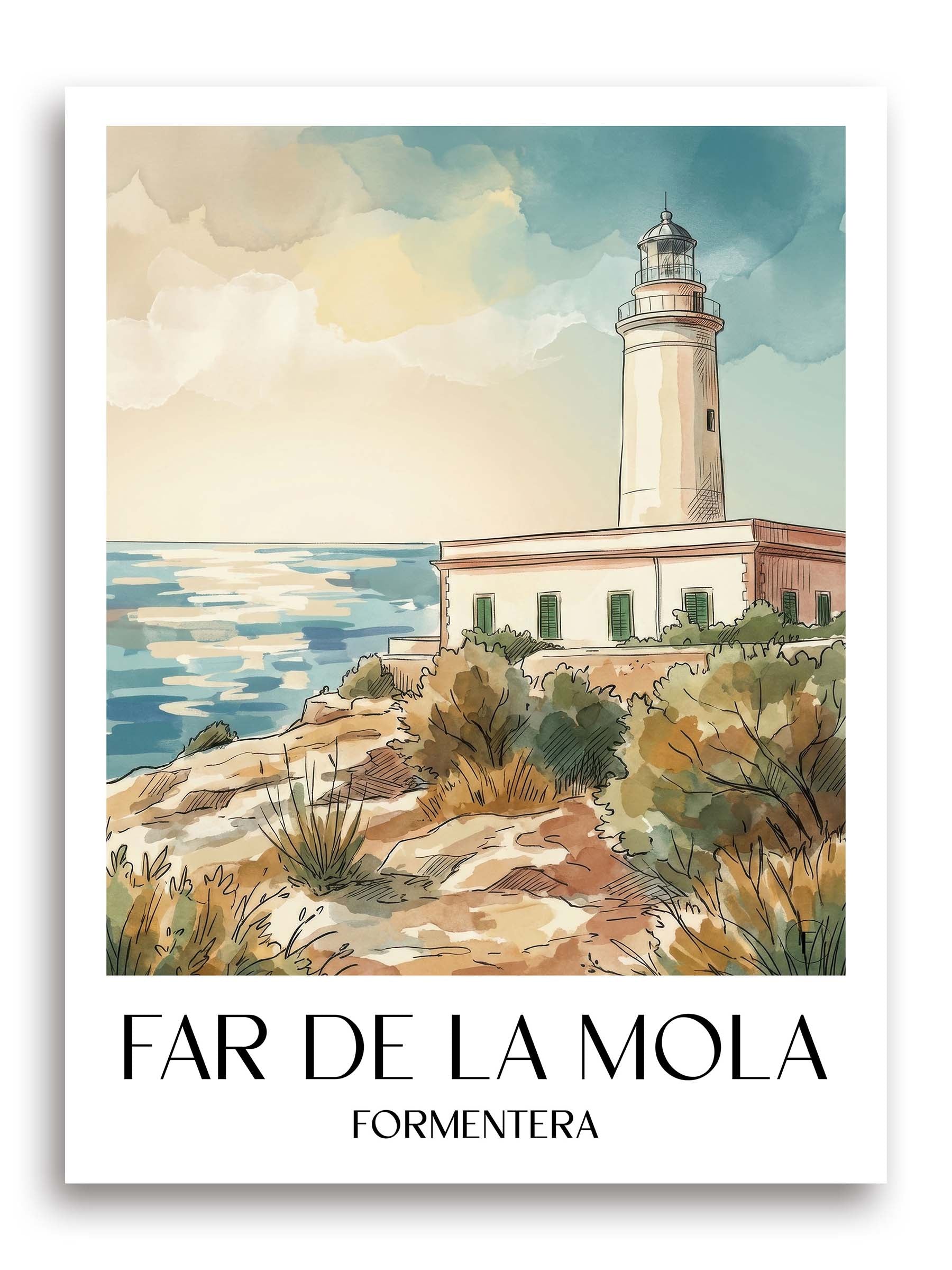 far-de-la-mola-formentera-spanien-poster-aquarell