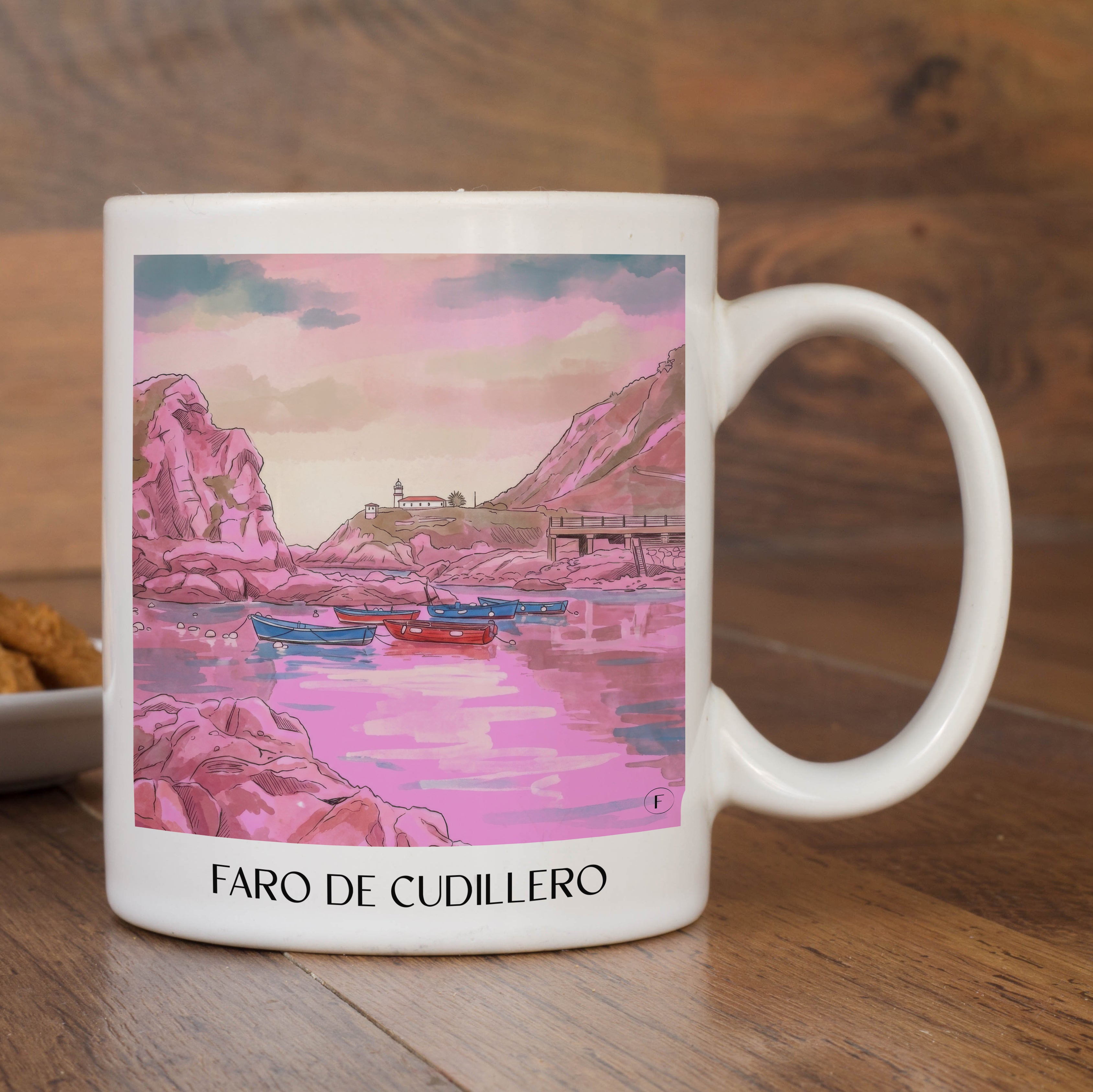 faro-de-cudillero-spanien-spanien-kaffeebecher-aquarell-pink-rosa