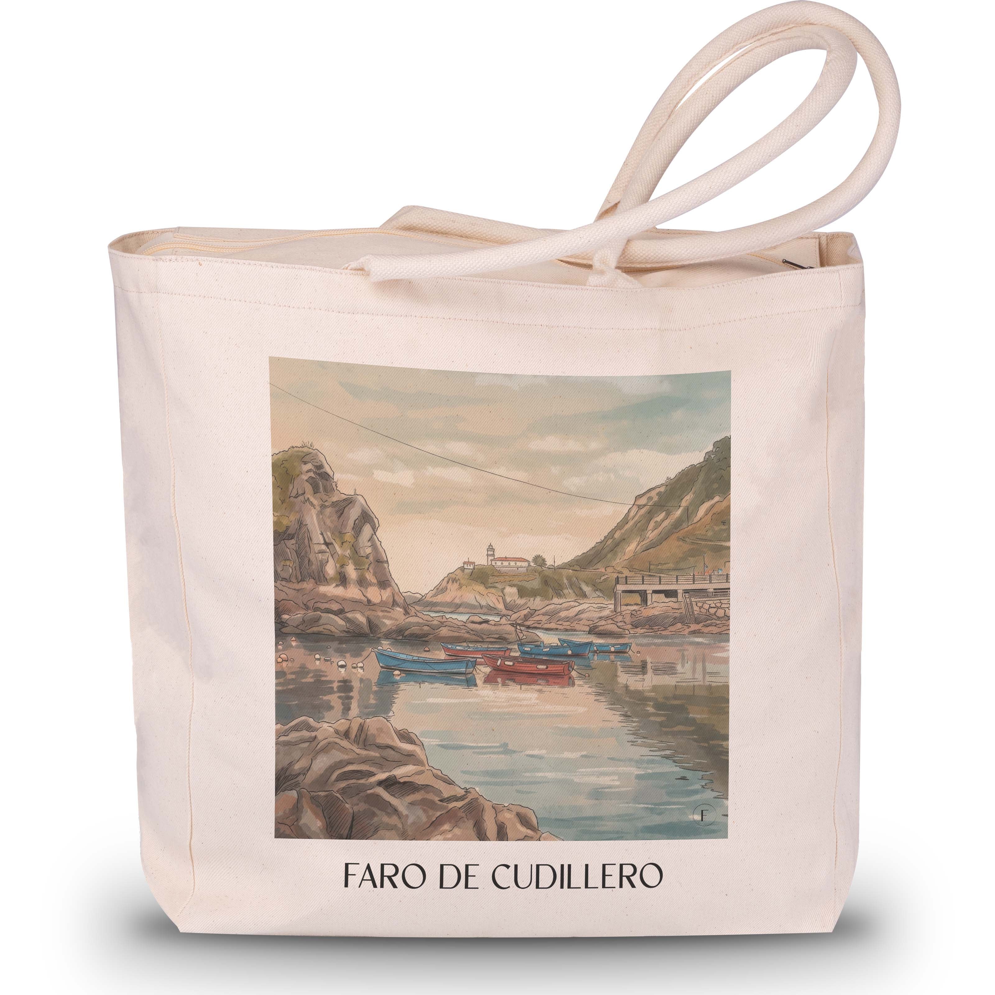 faro-de-cudillero-spanien-spanien-einkaufstasche-aquarell